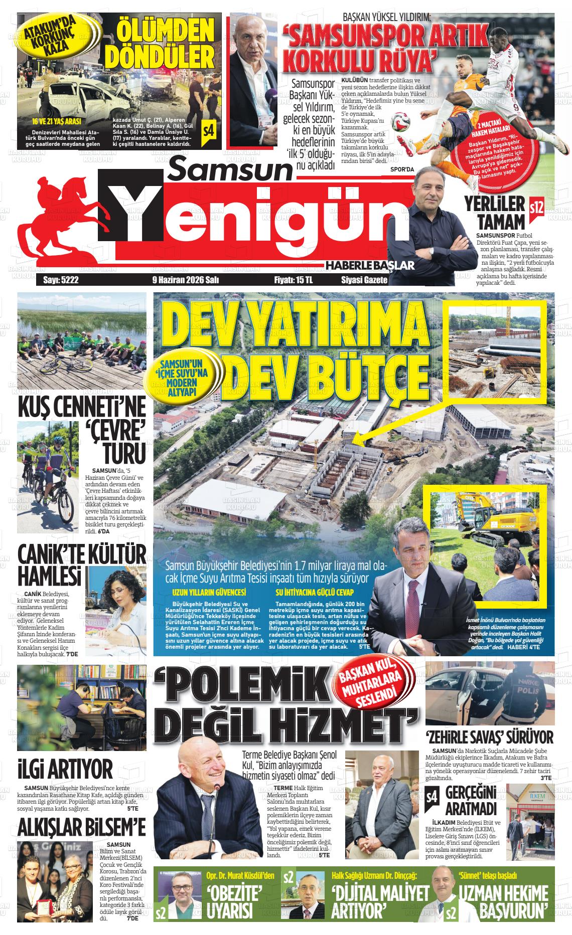 Samsun 55 Yenigun 09.06.2026