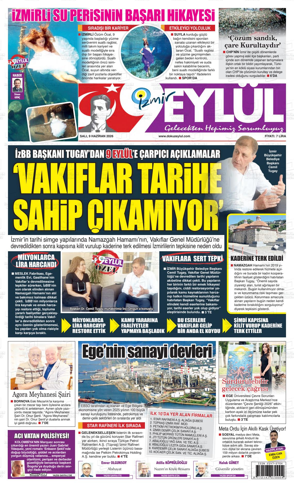 Izmir 9 Eylul 09.06.2026