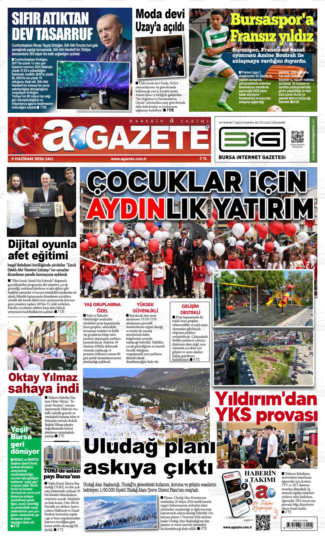 Bursa Agazete 09.06.2026