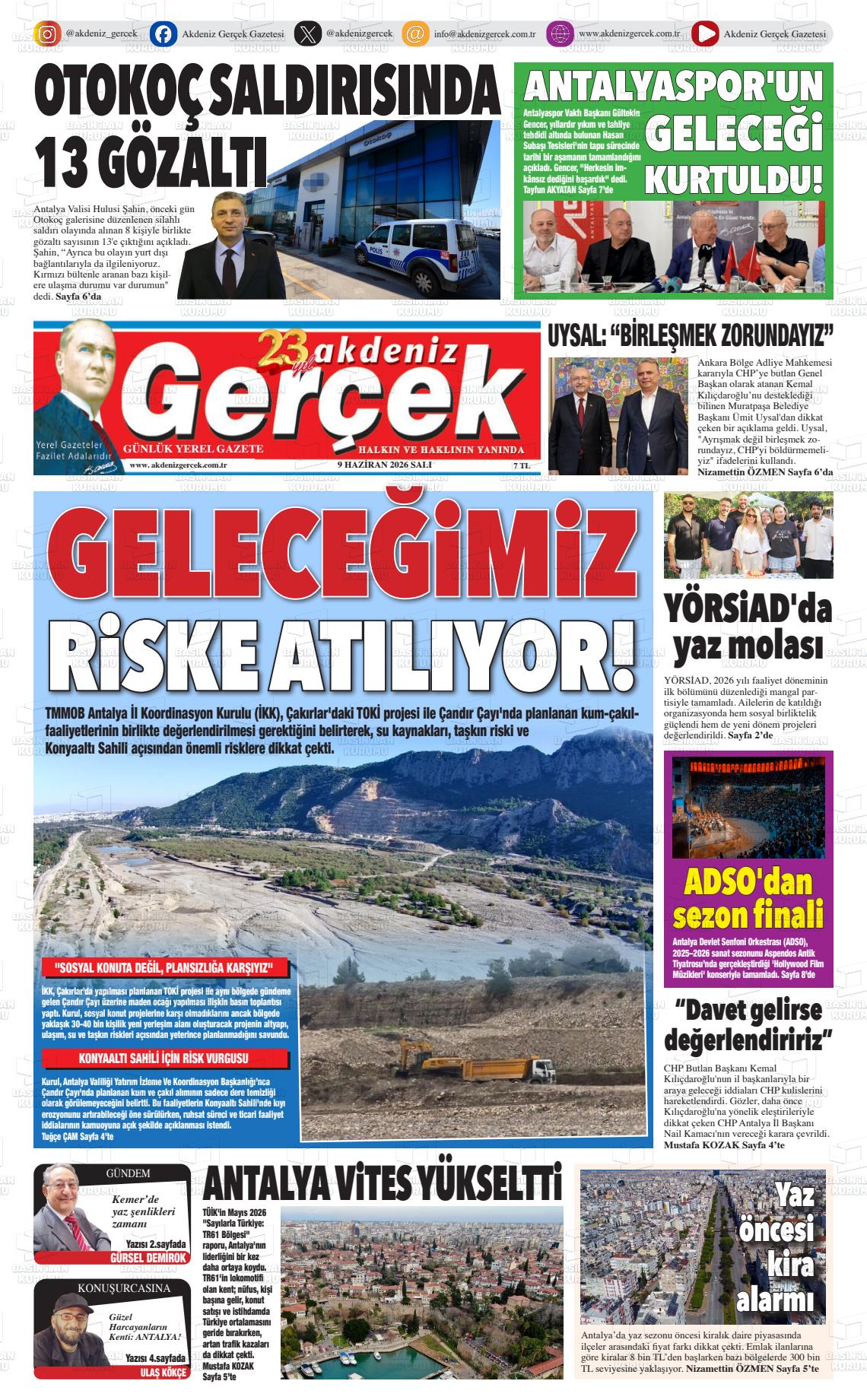 Antalya Akdenizgercek 09.06.2026