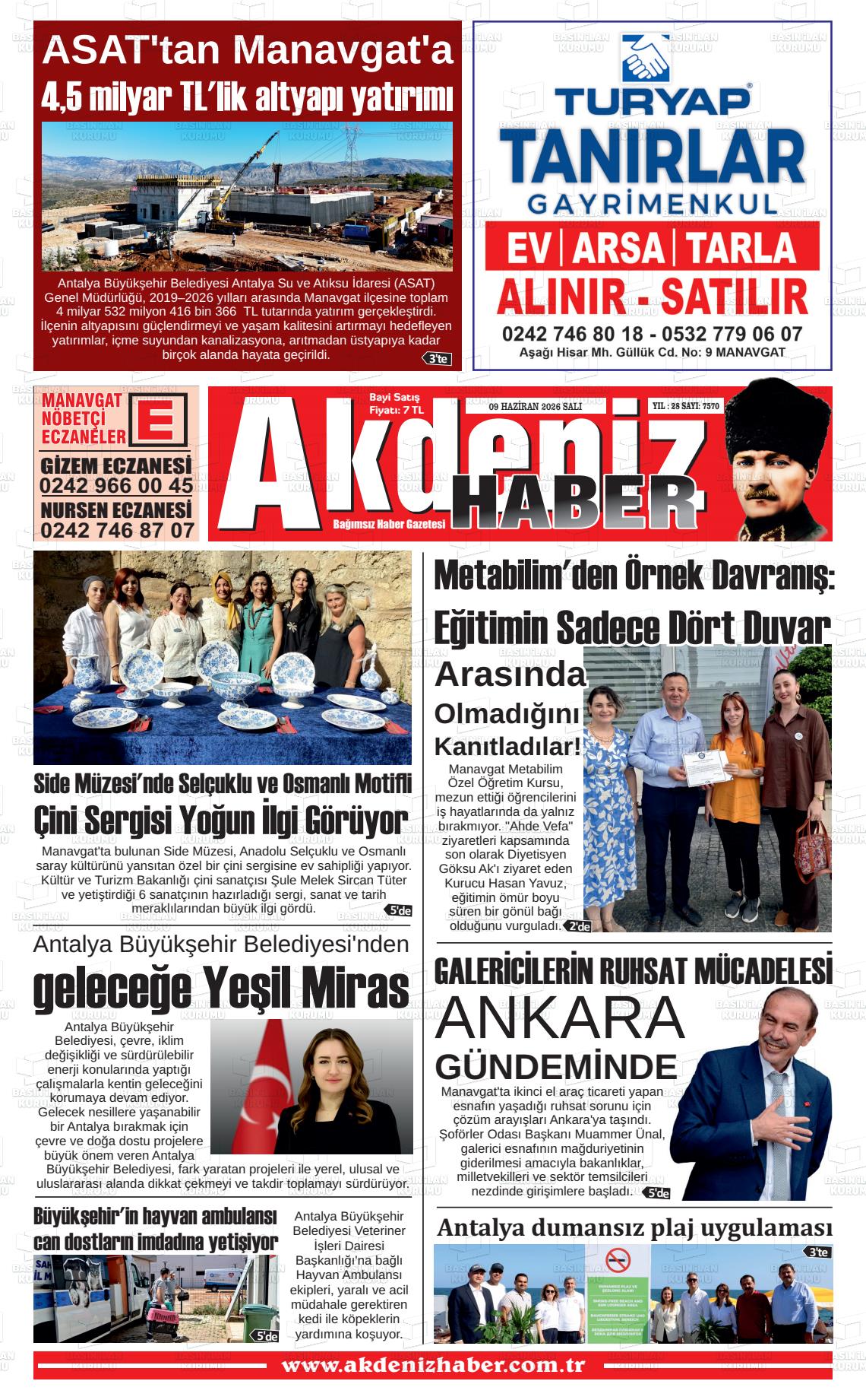 Antalya Akdenizhaber 09.06.2026