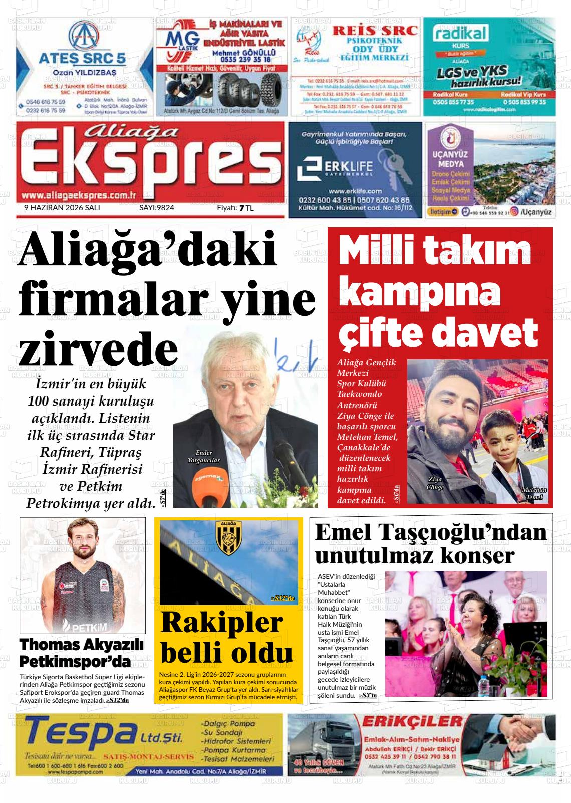 Izmir Aliagaekspres 09.06.2026