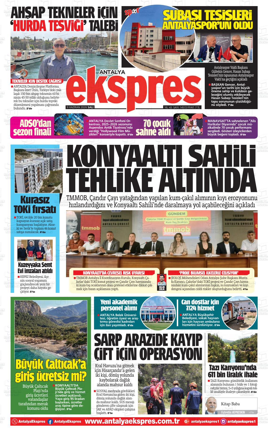 Antalya Ekspres 09.06.2026