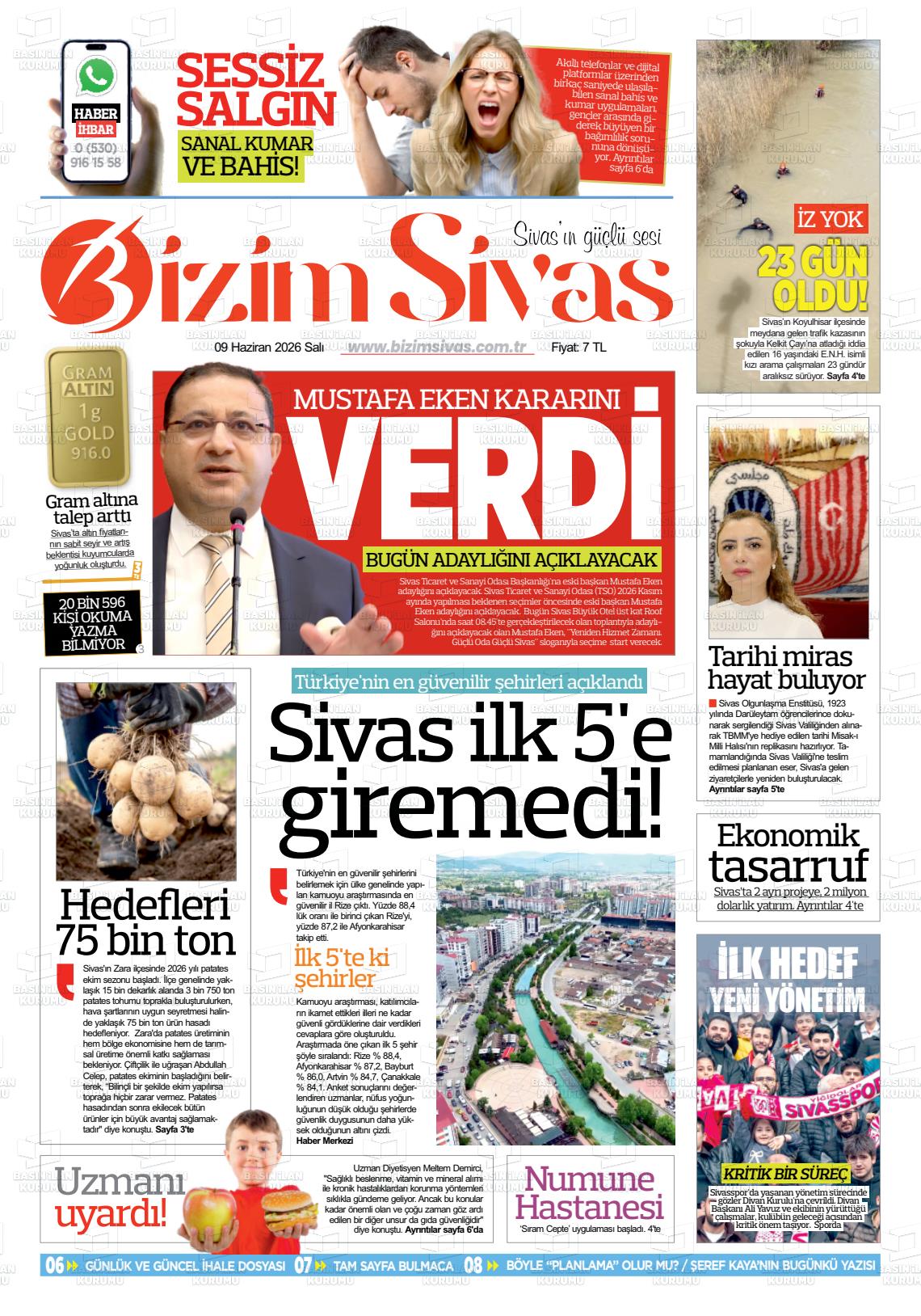 Sivas Bizim 09.06.2026