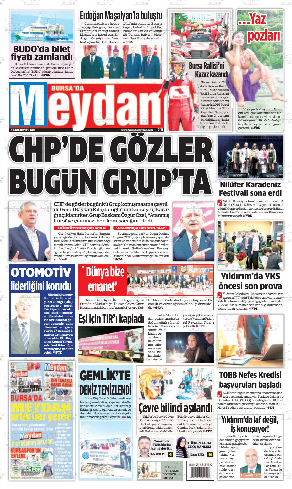 Bursa Dameydan 09.06.2026