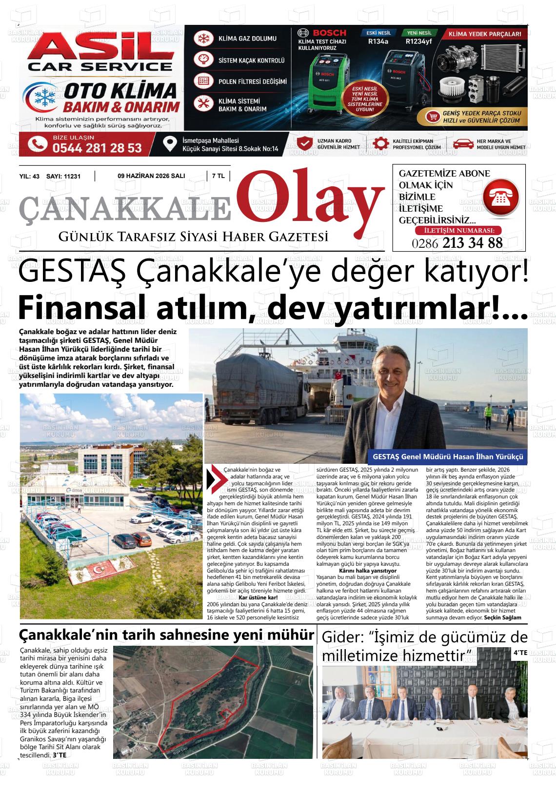 Canakkale Olay 09.06.2026
