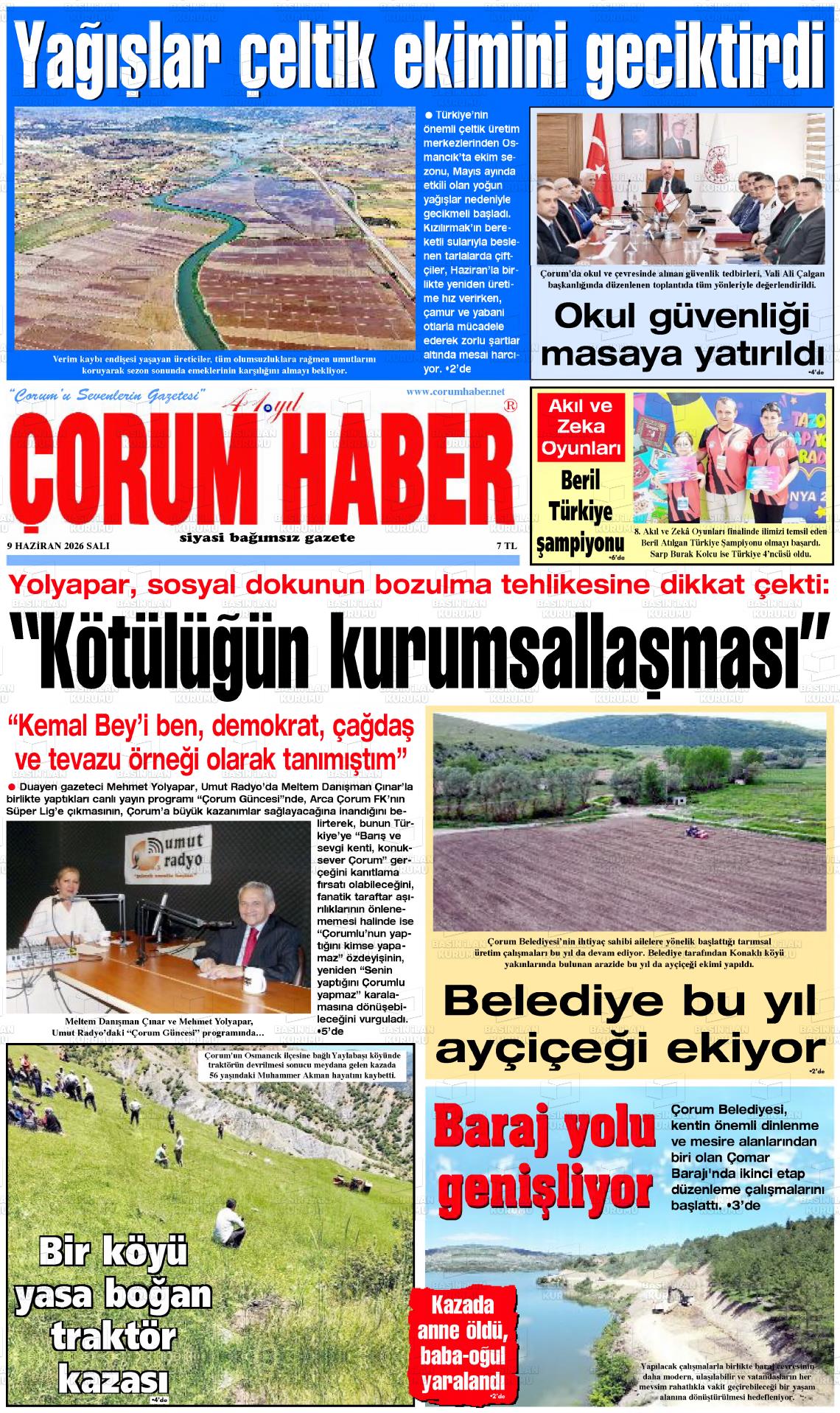 Corum Haber 09.06.2026