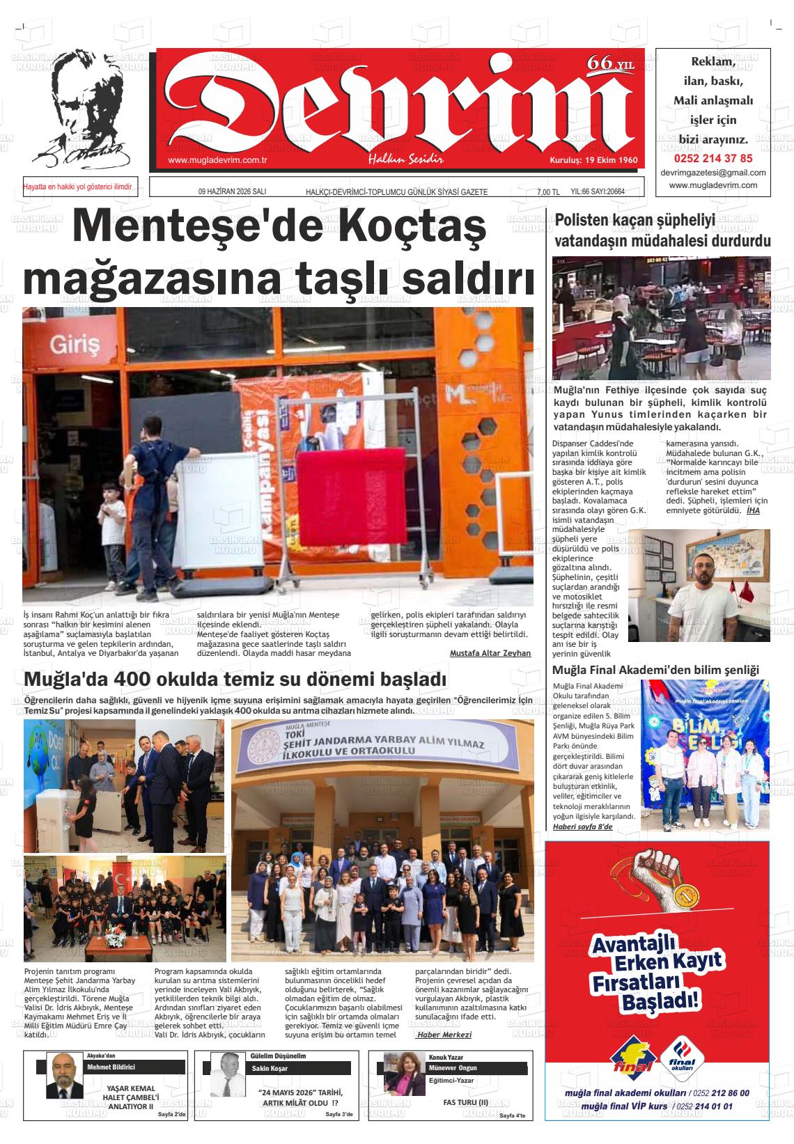 Tekirdag Devrim 09.06.2026