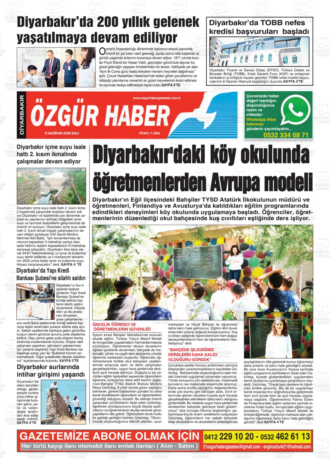 Diyarbakir Ozgurhaber 09.06.2026