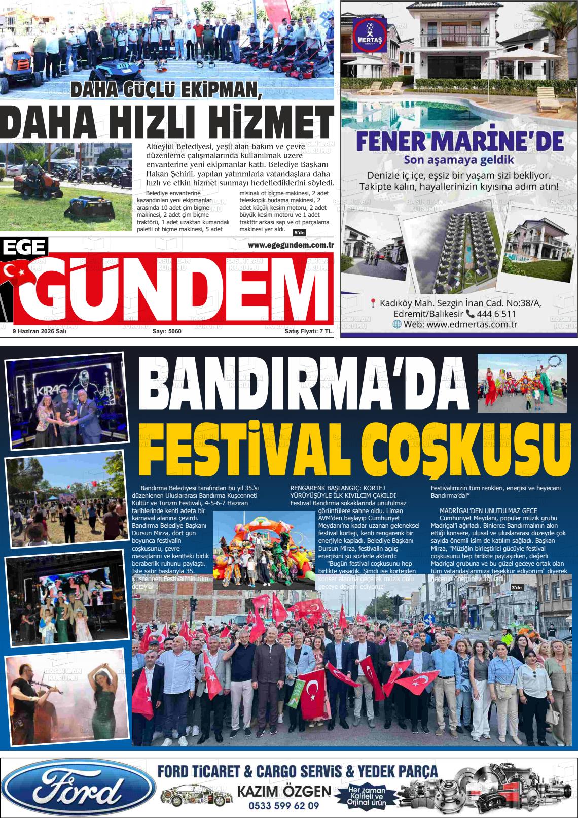 Balikesir Egegundem 09.06.2026