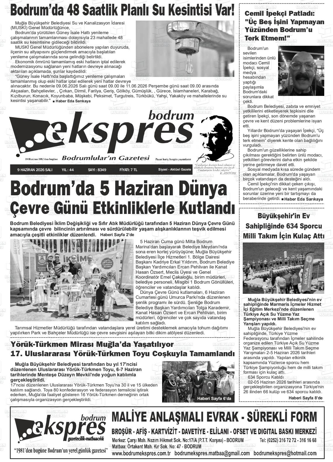 Mugla Ekspresbodrum 09.06.2026