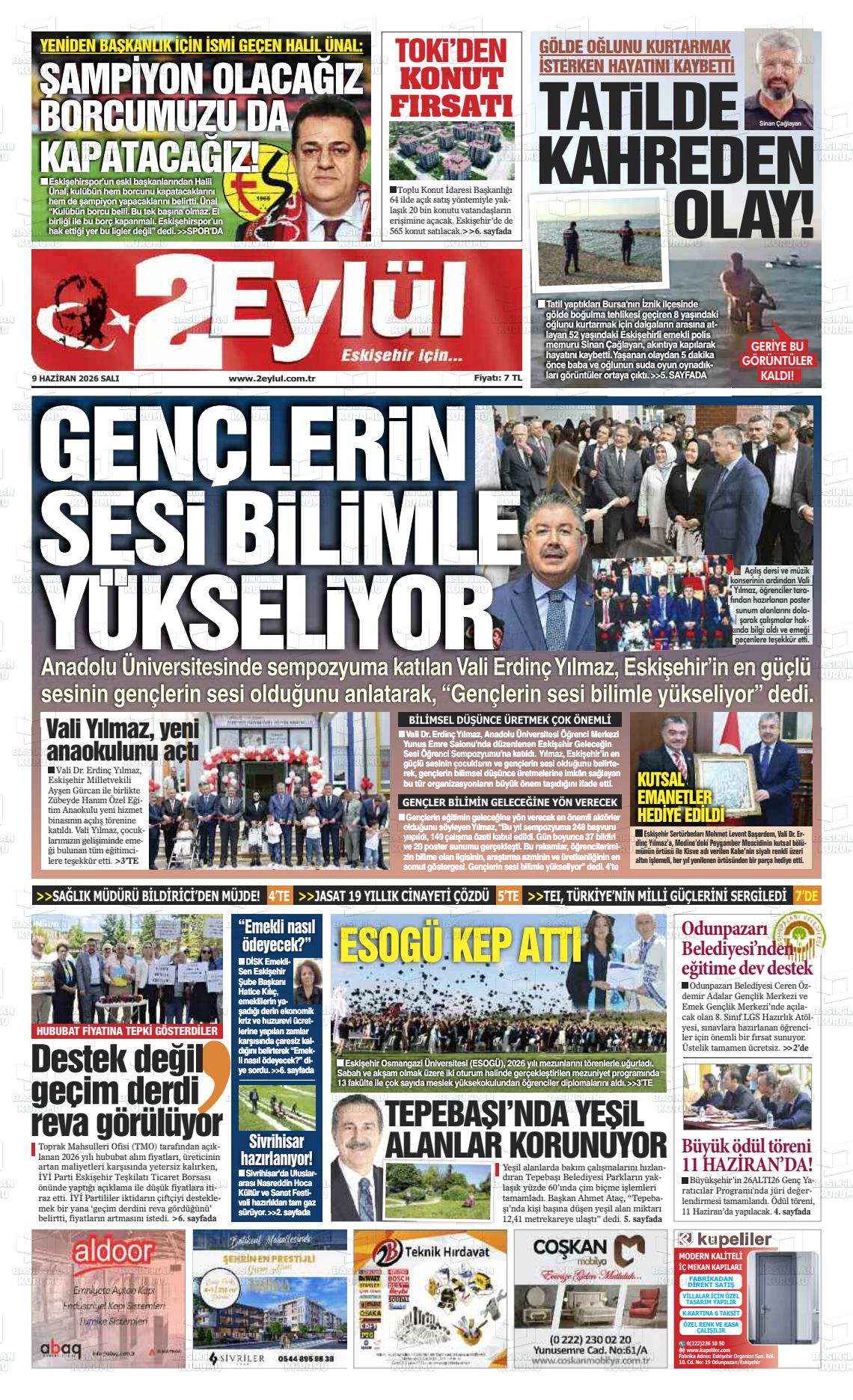 Eskisehir 2 Eylul 09.06.2026
