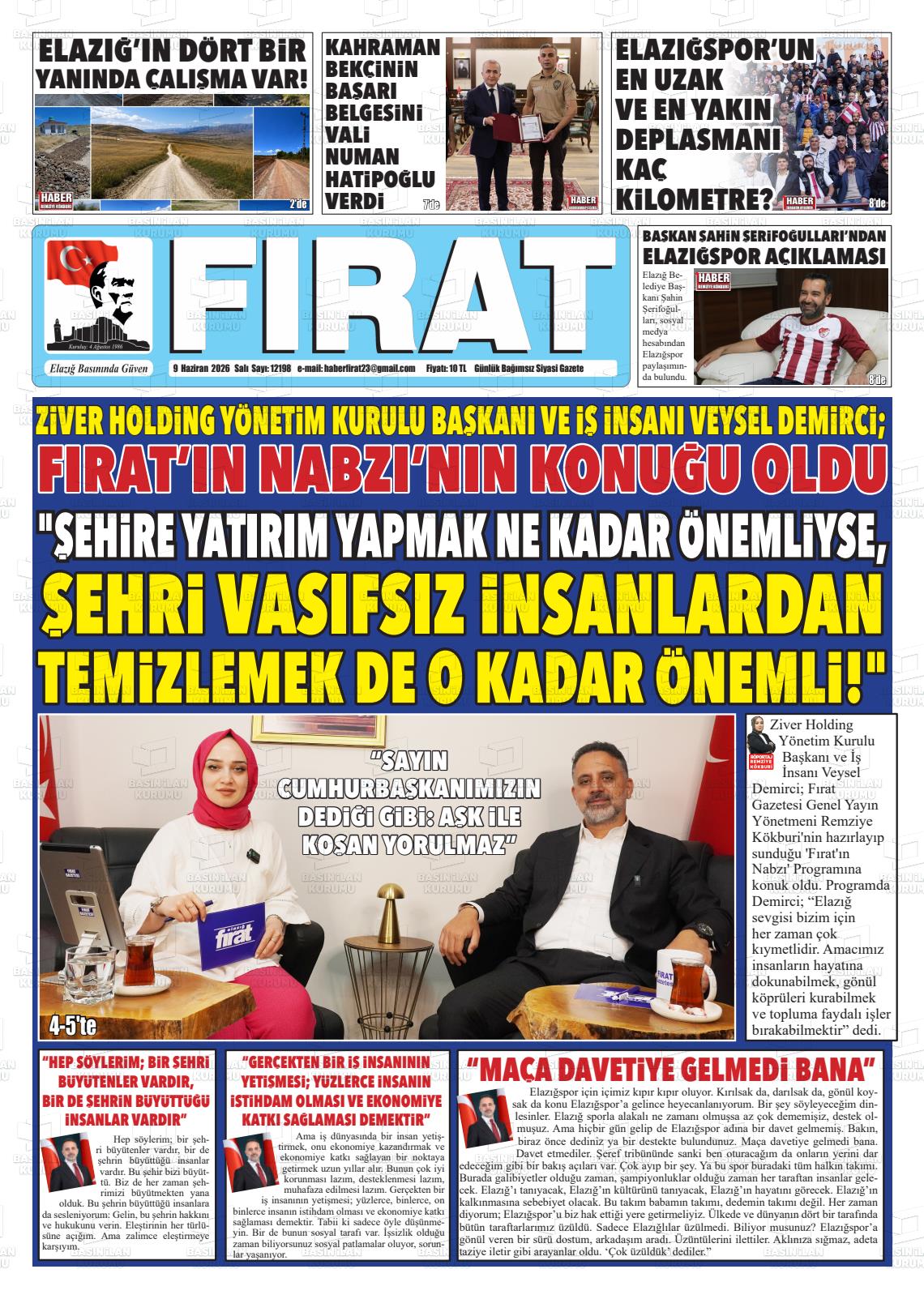 Elazig Firatgazetesi 09.06.2026