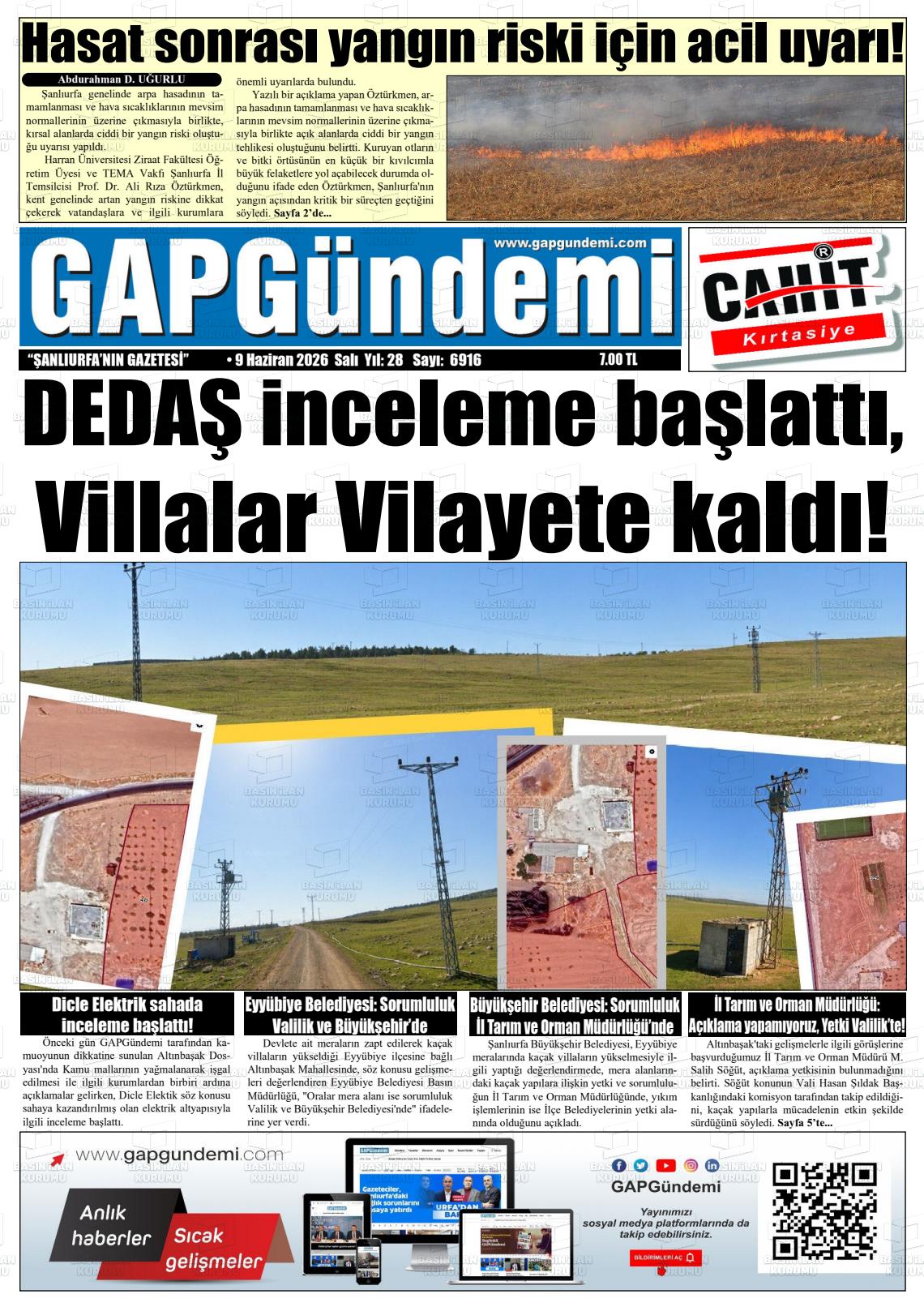 Sanliurfa Gapgundemi 09.06.2026