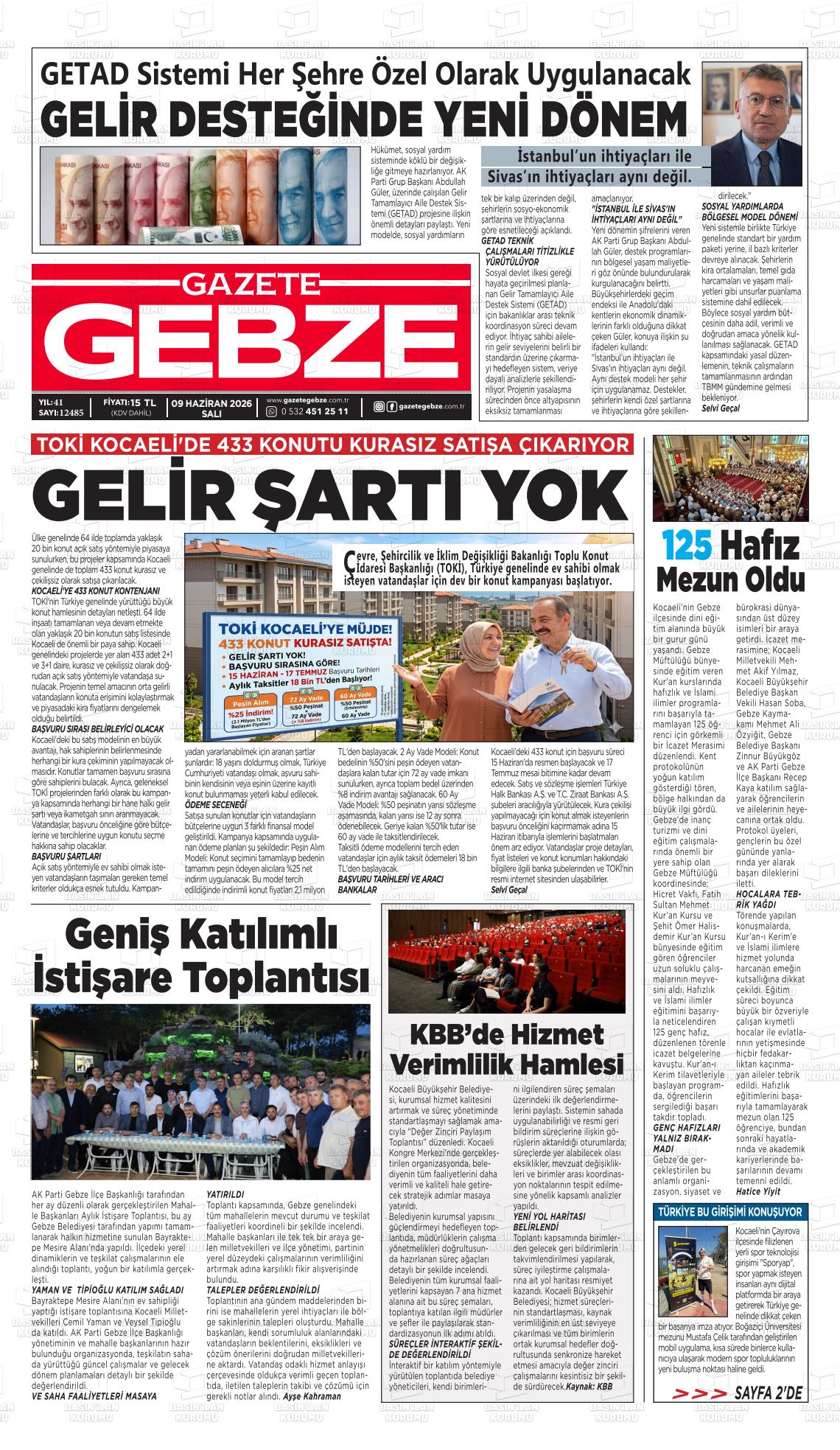 Kocaeli Gebze 09.06.2026