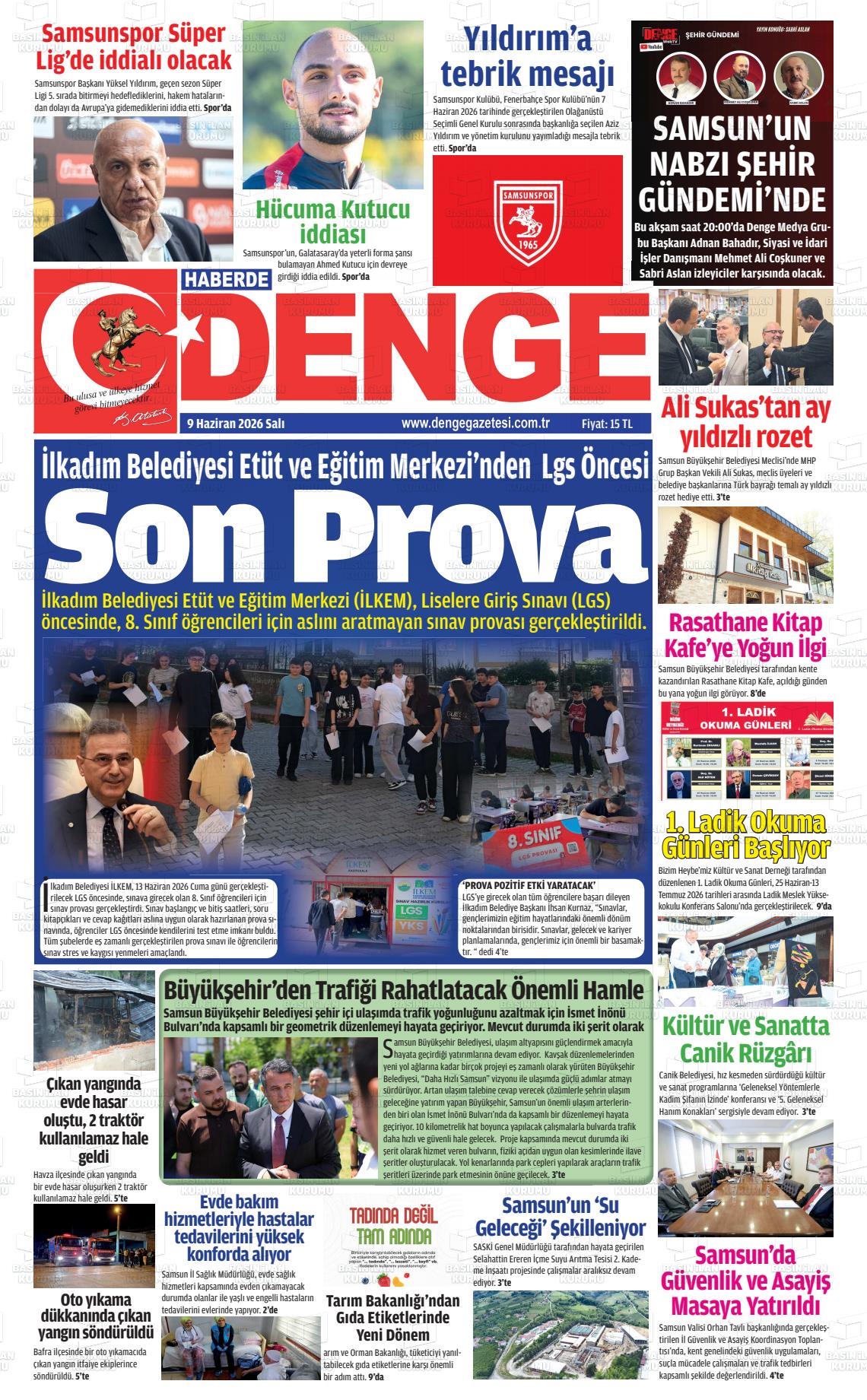 Samsun Haberdedenge 09.06.2026