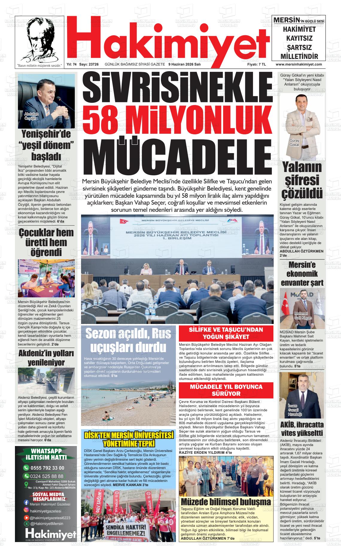 Konya Hakimiyet 09.06.2026