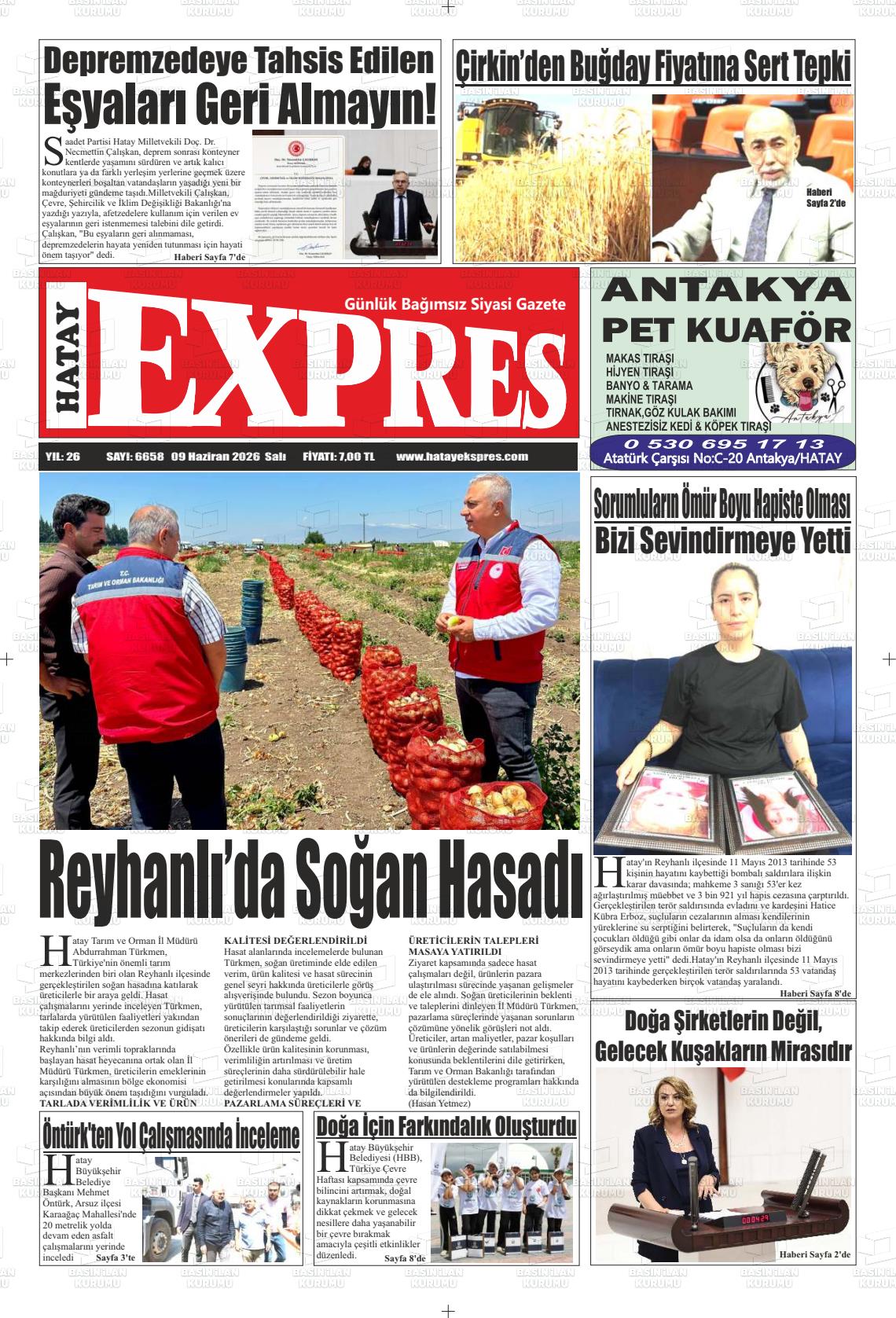 Hatay Expres 09.06.2026