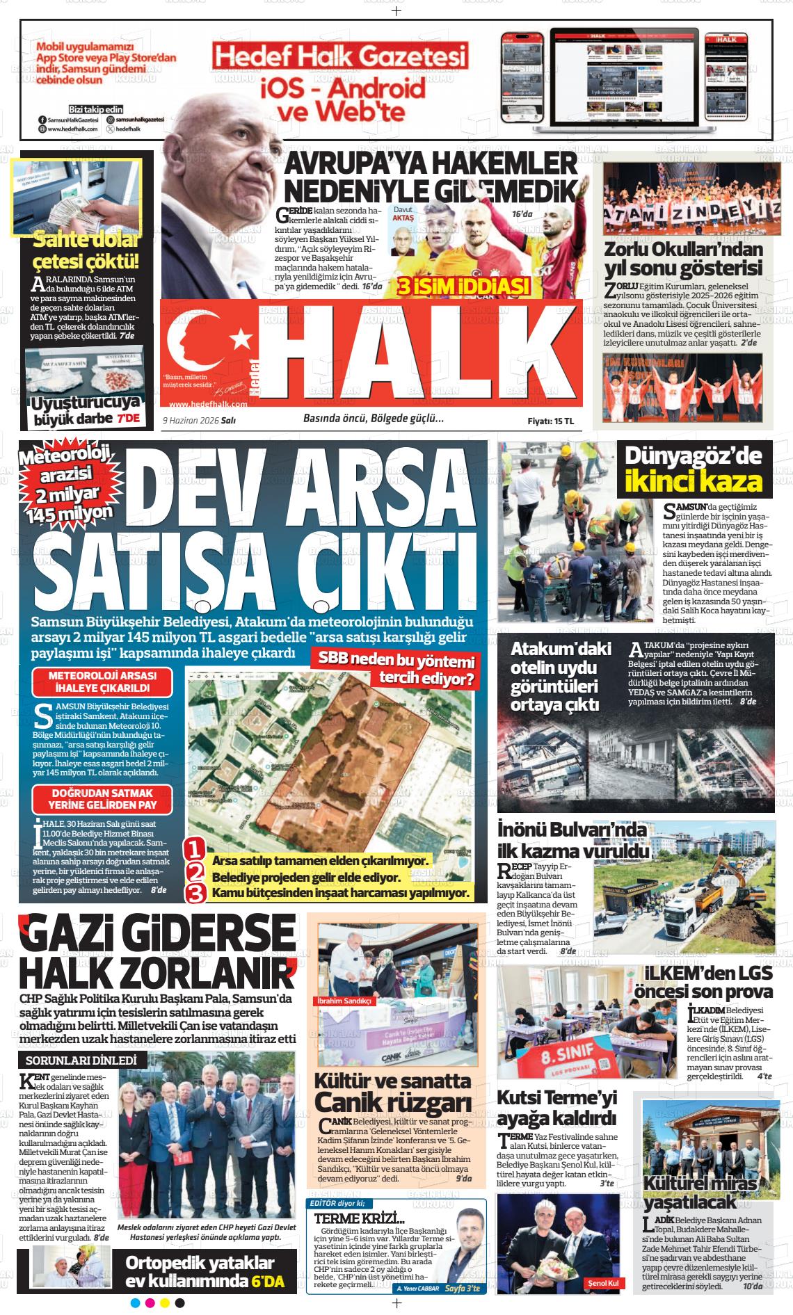 Samsun Hedefhalk 09.06.2026