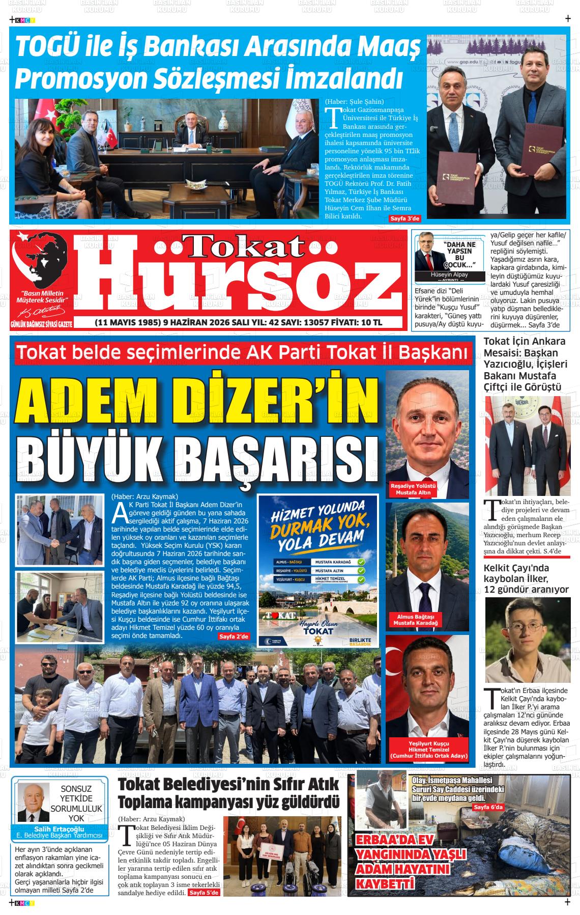 Tokat Hursoz 09.06.2026