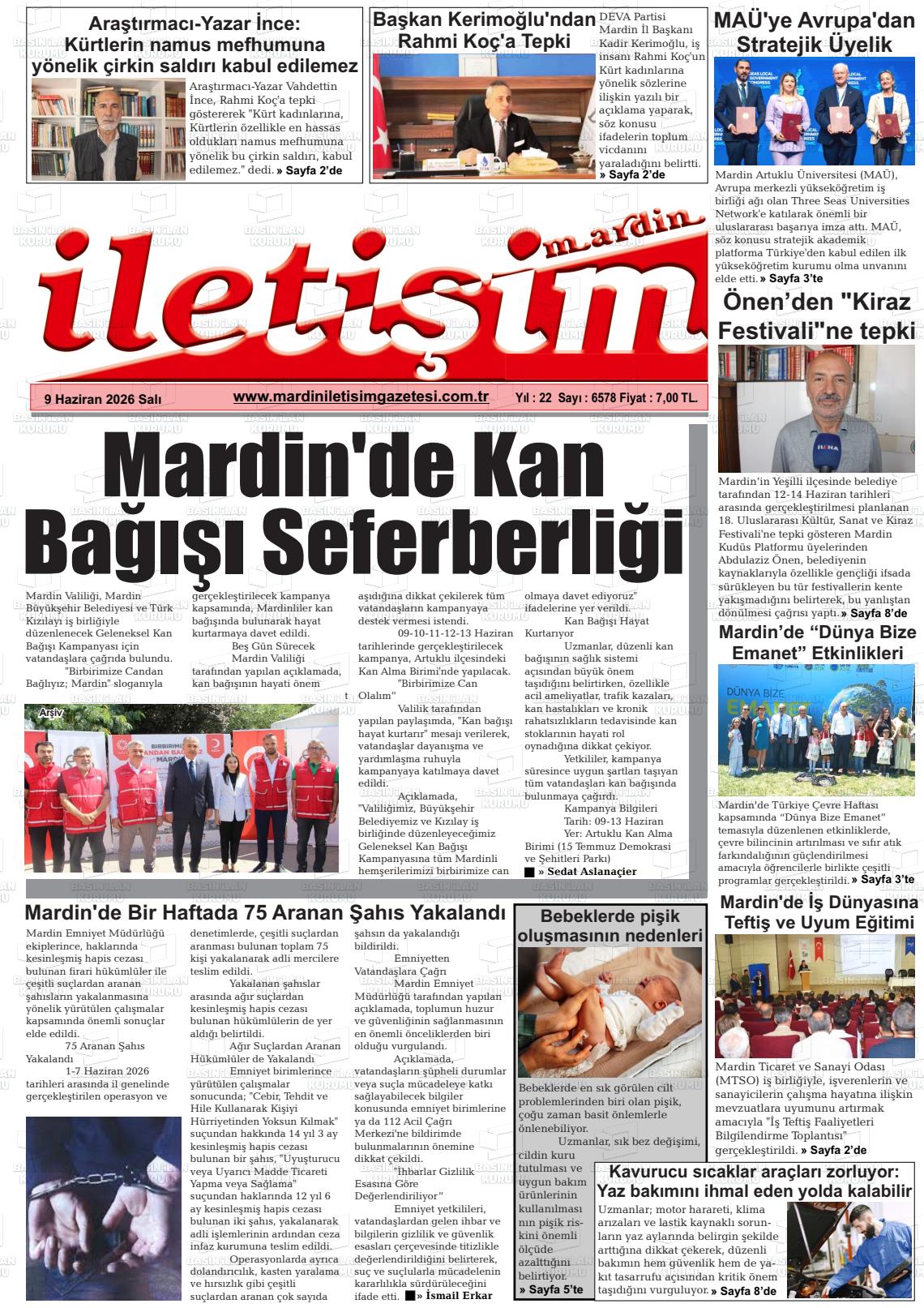 Mardin Iletisim 09.06.2026