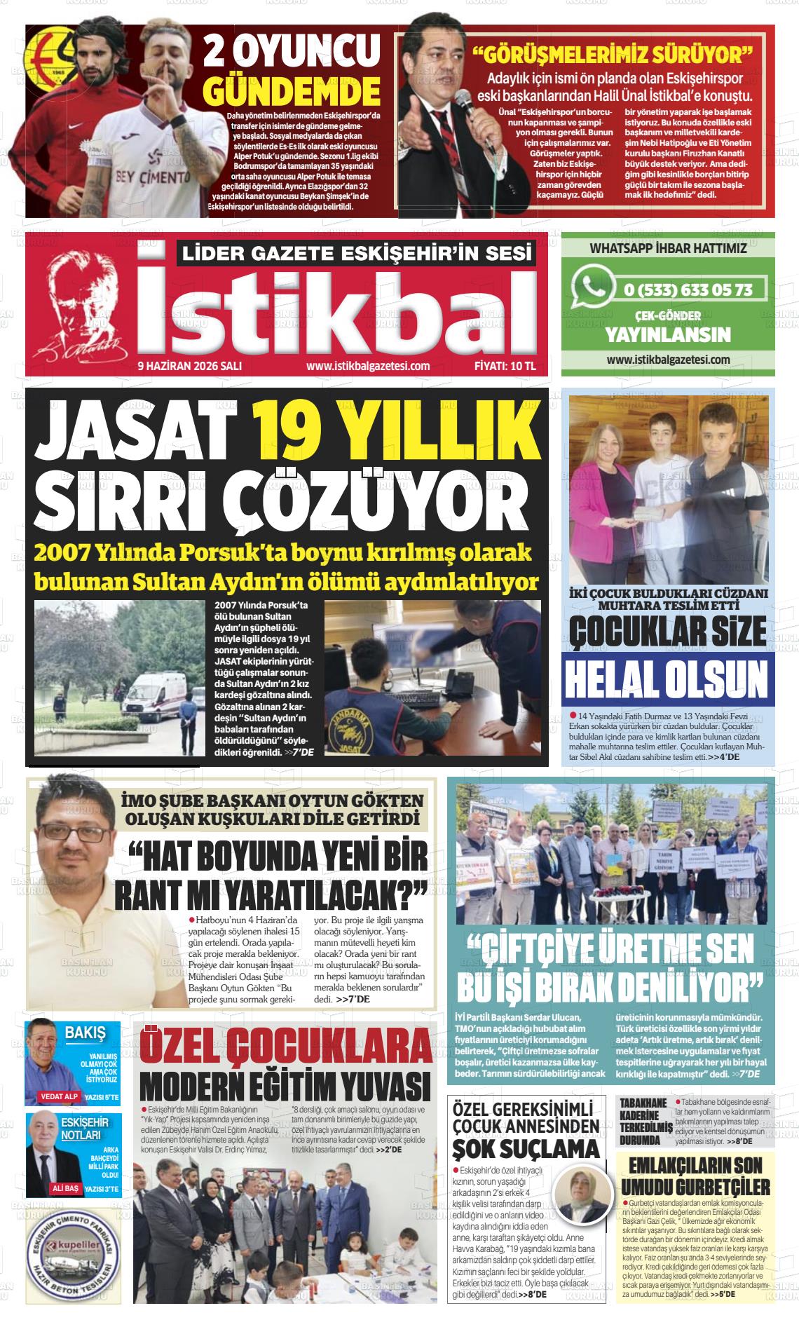 Eskisehir Istikbal 09.06.2026