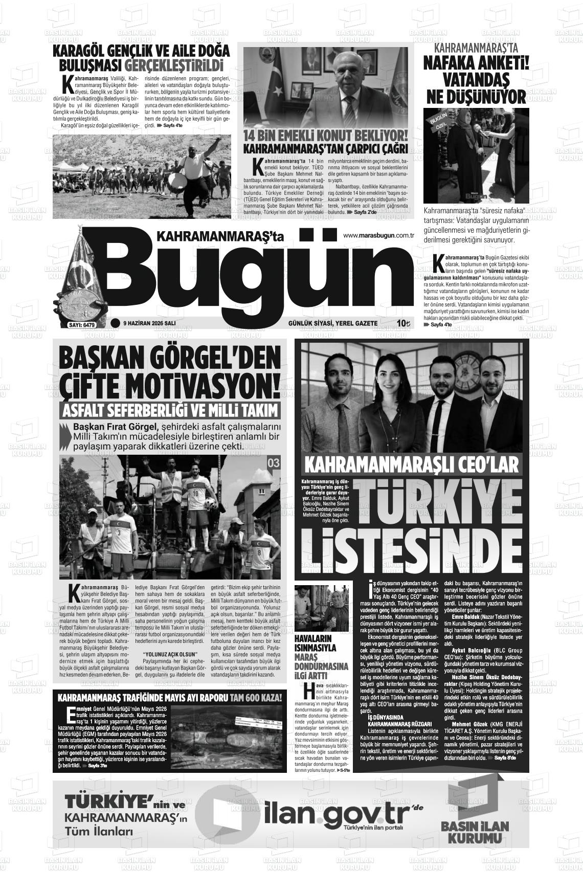 Kahramanmaras Tabugun 09.06.2026