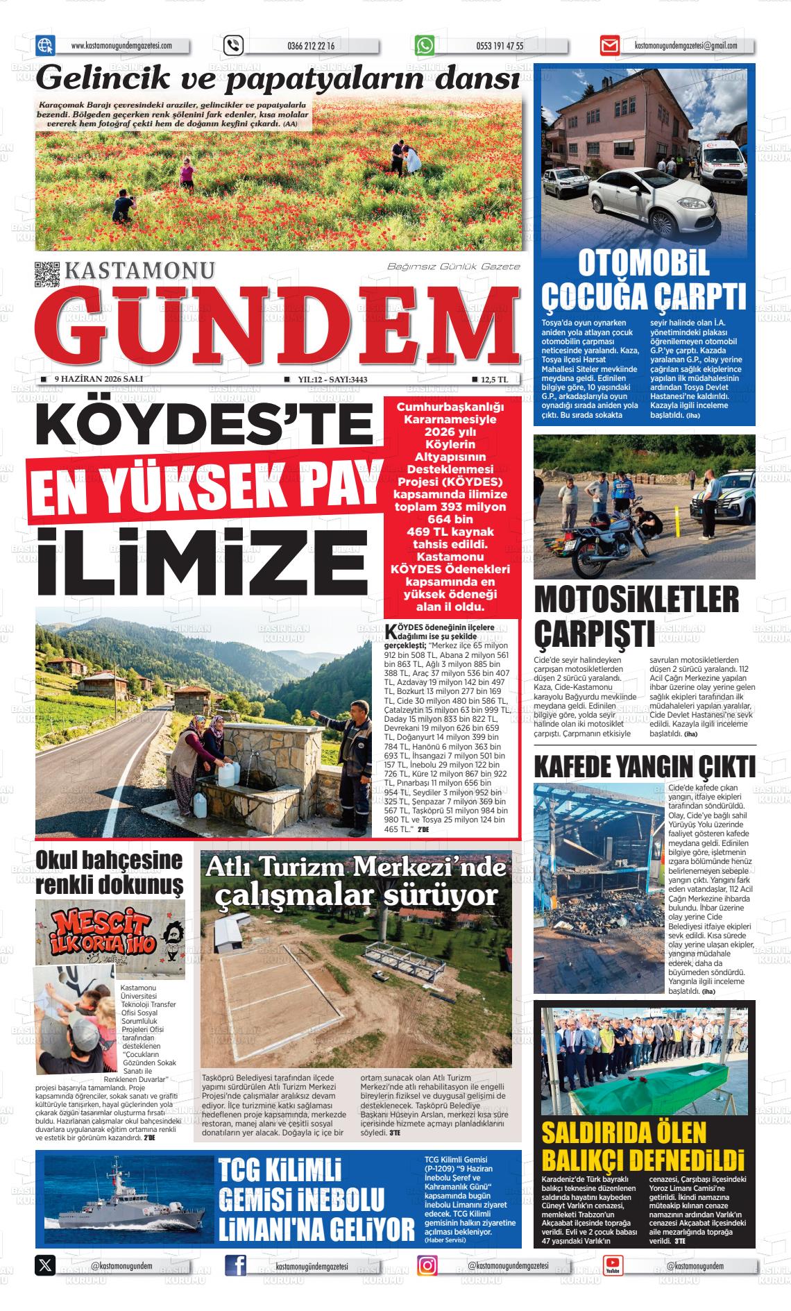 Kastamonu Gundem 09.06.2026