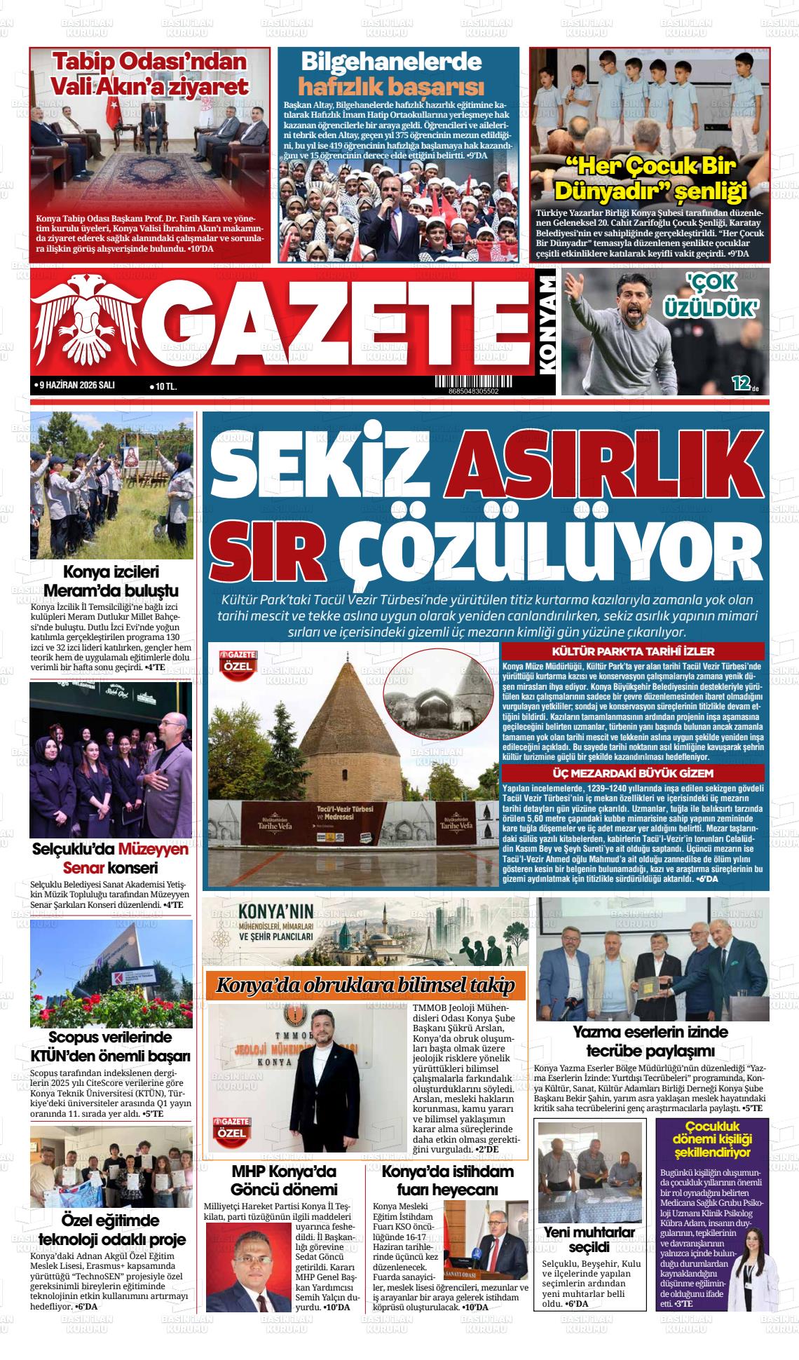 Konya Yenigun 09.06.2026