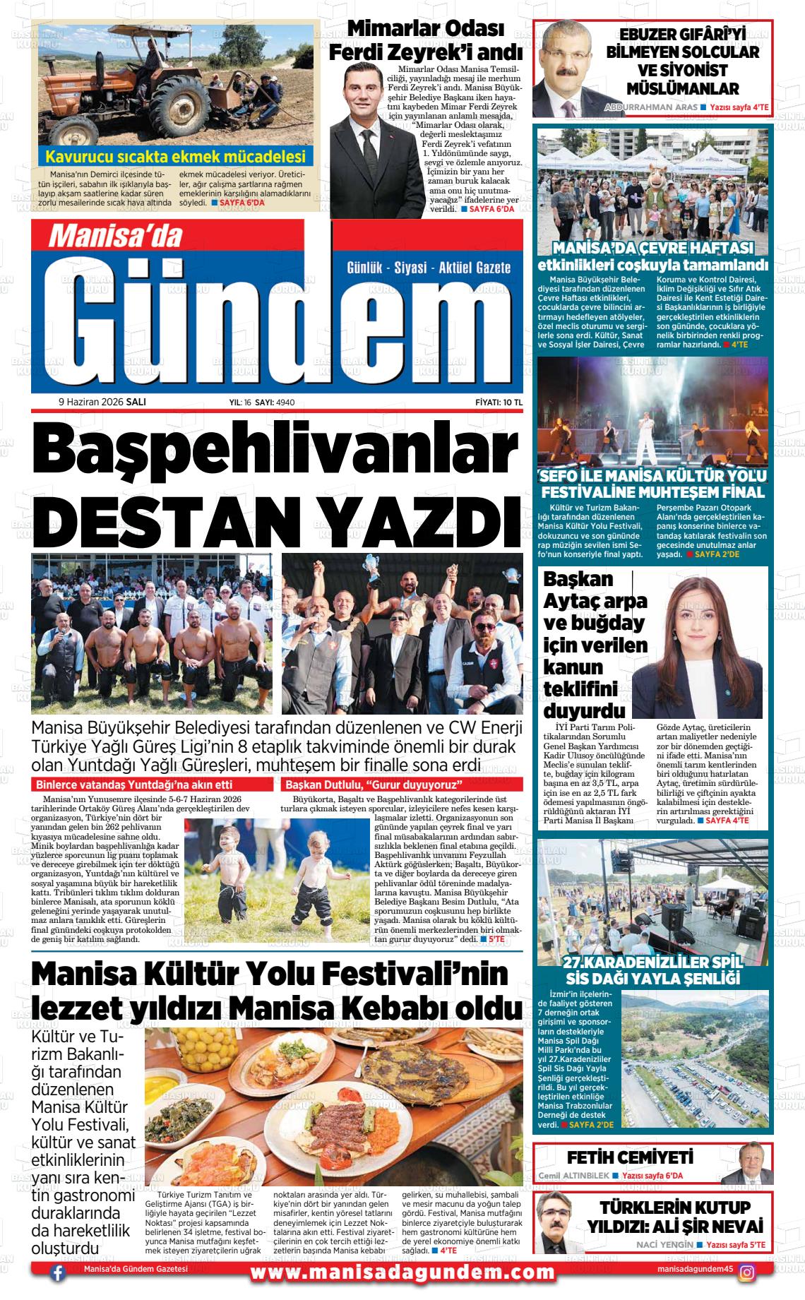 Manisa Dagundem 09.06.2026