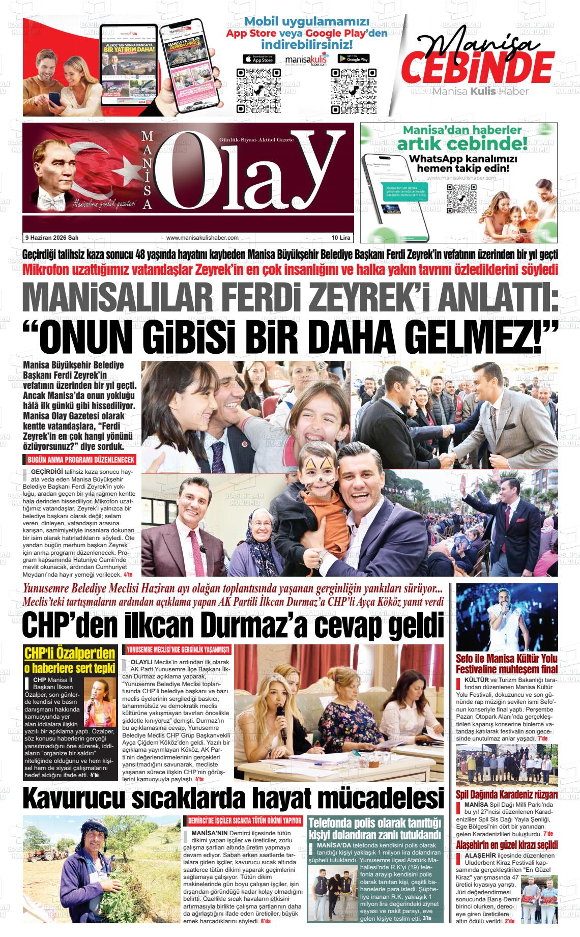 Manisa Olay 09.06.2026