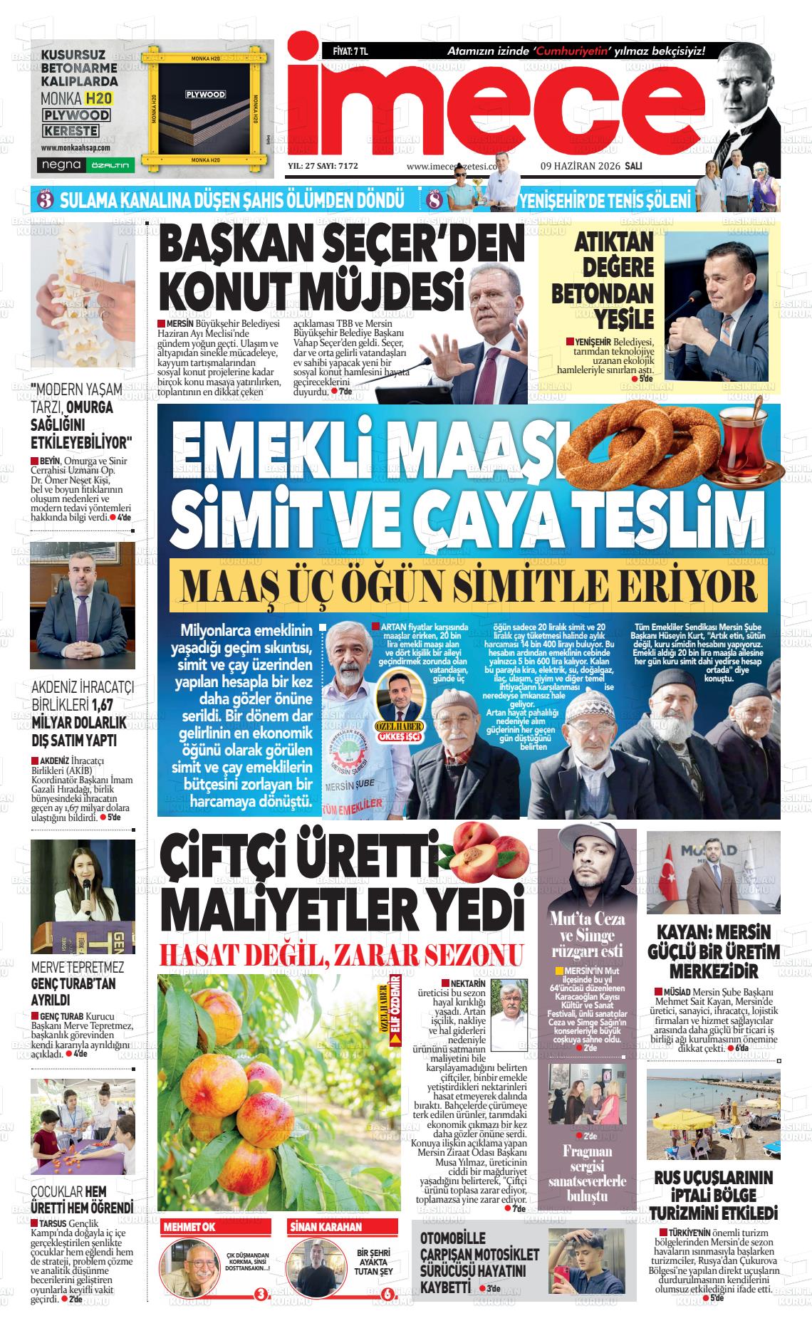 Mersin Imece 09.06.2026