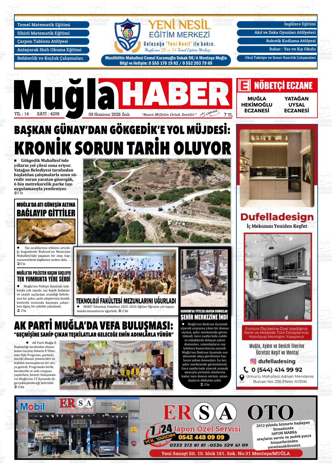 Mugla Haber 09.06.2026