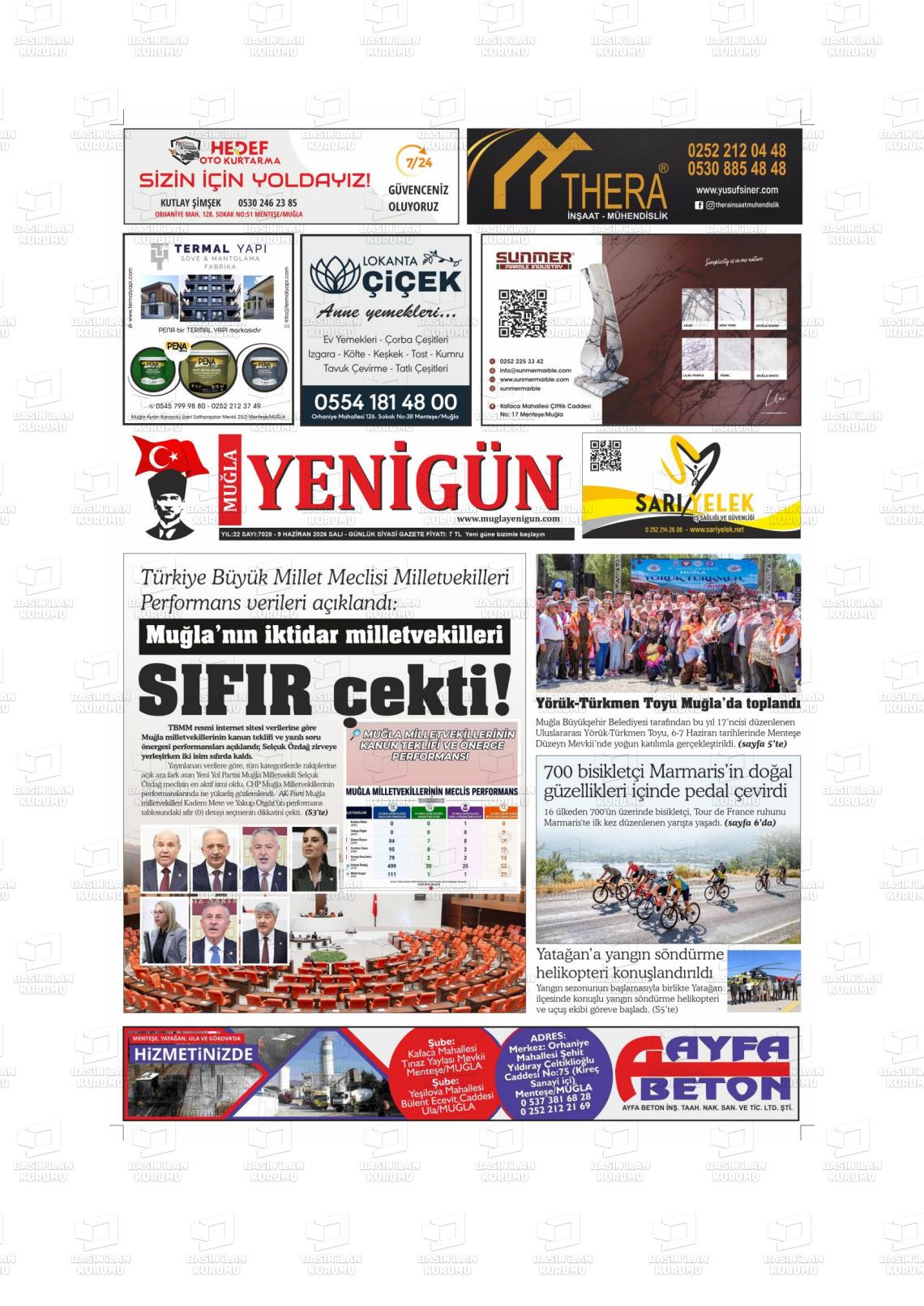 Mugla Yenigun 09.06.2026