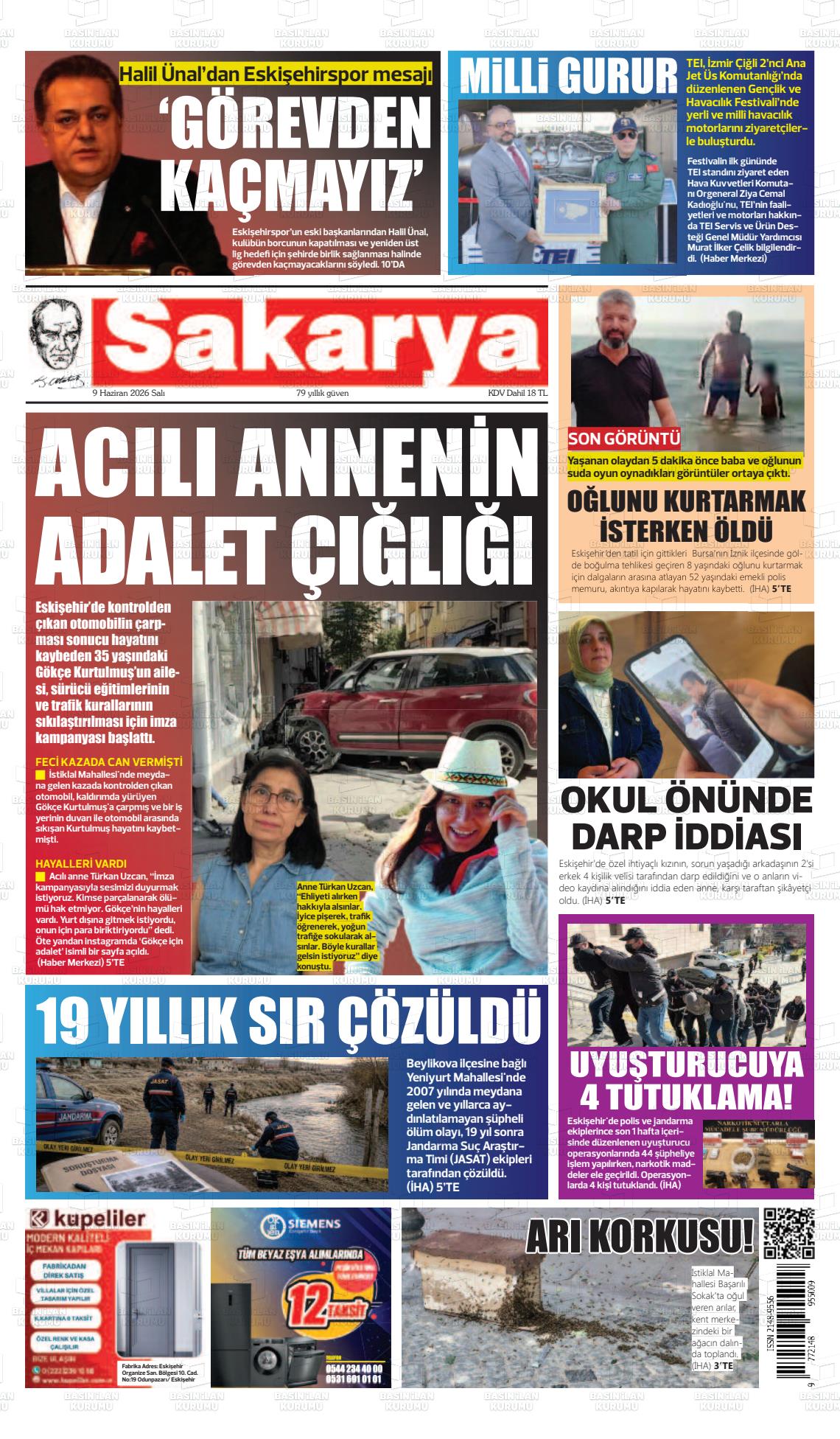 Eskisehir Sakarya 09.06.2026