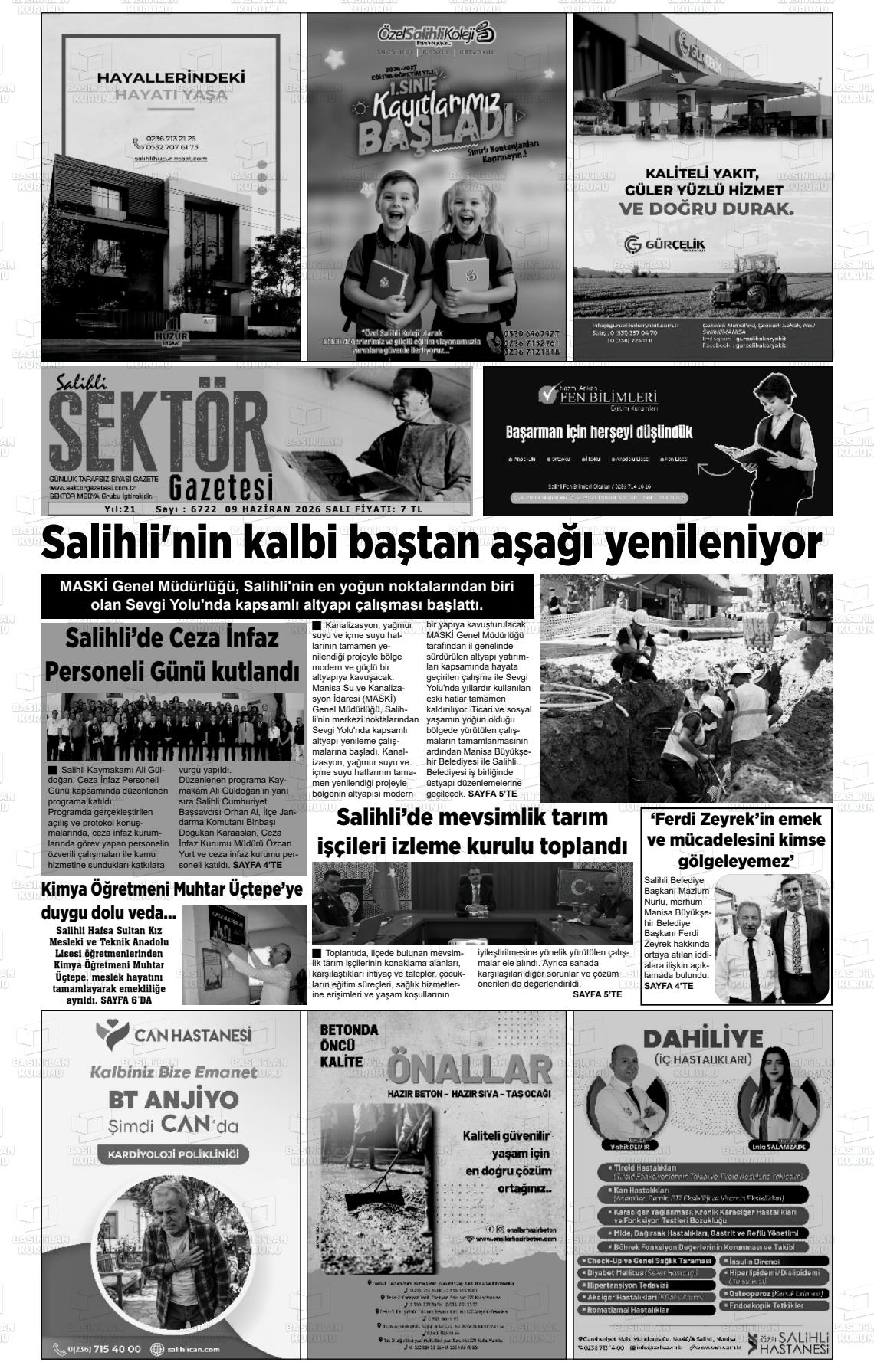 Manisa Salihlisektor 09.06.2026