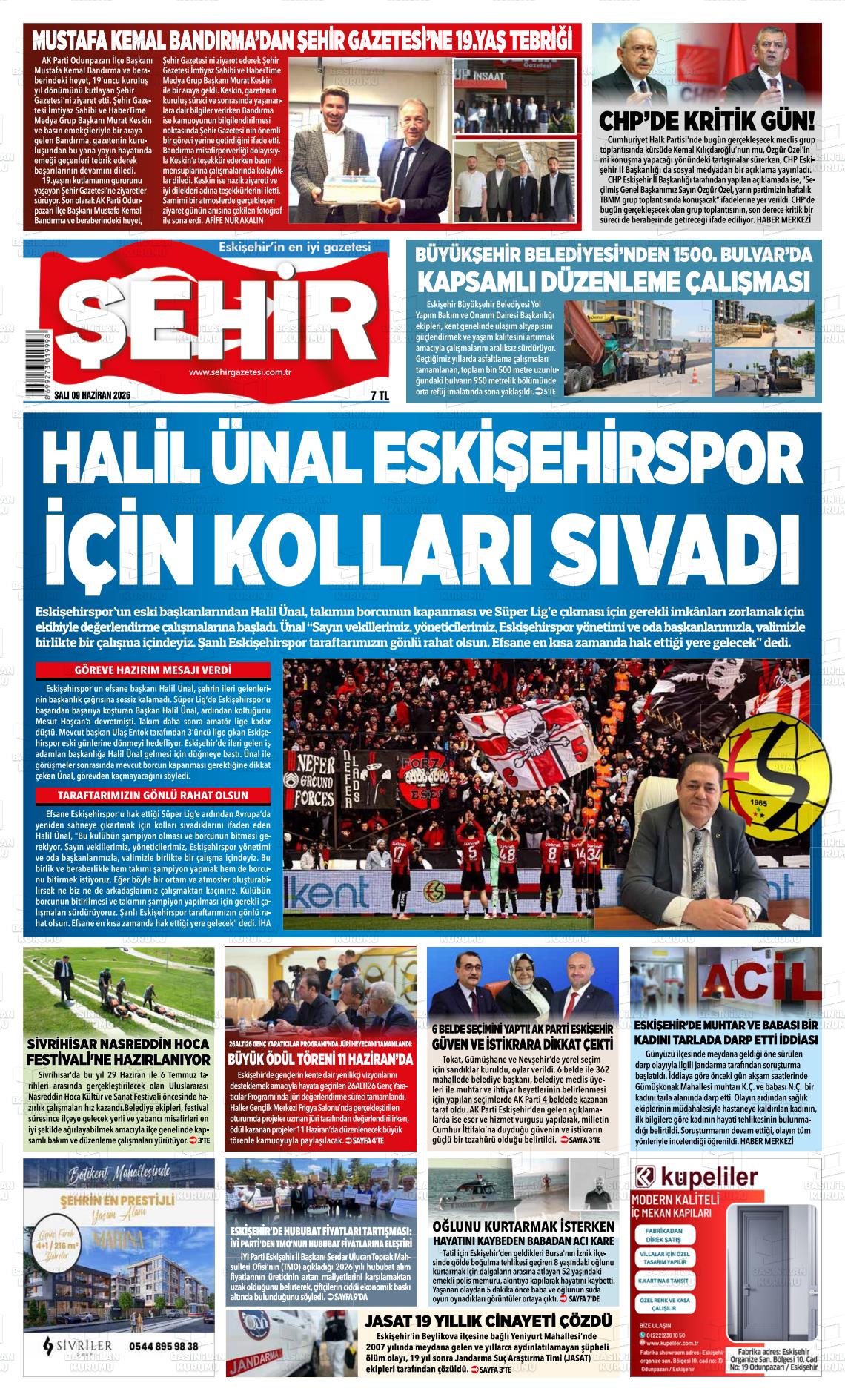 Eskisehir Sehir 09.06.2026