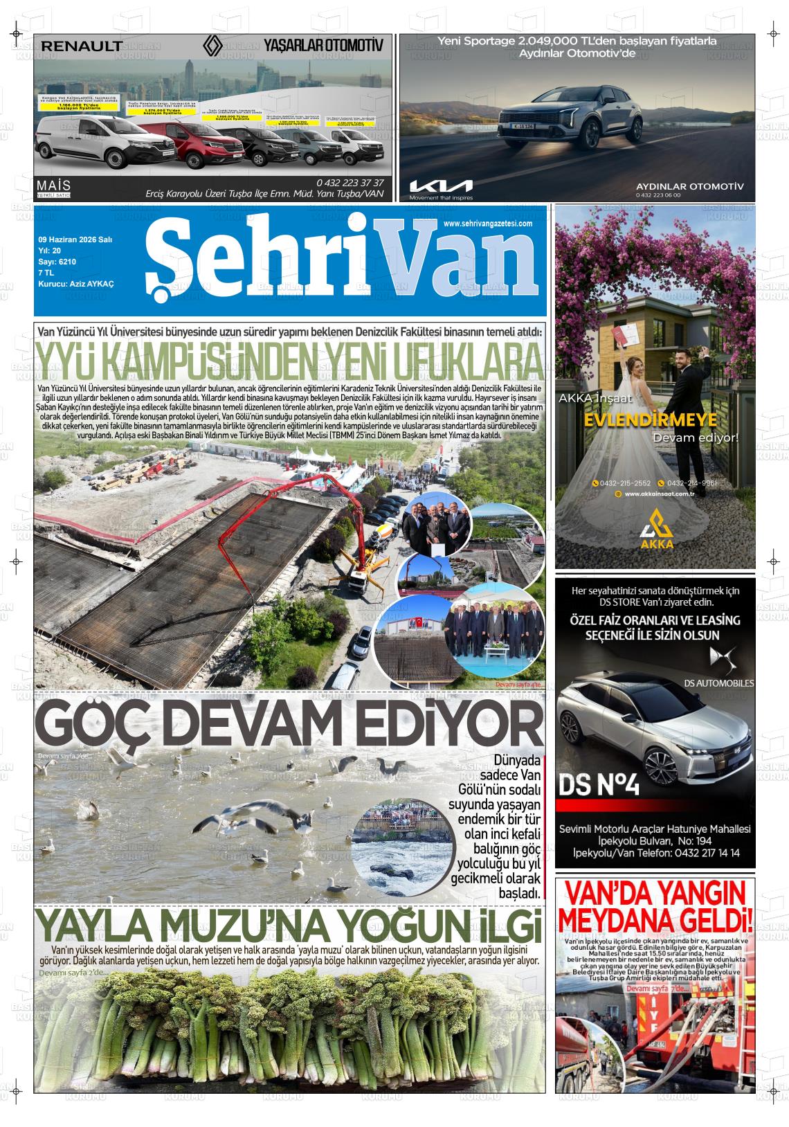 Van Sehri 09.06.2026