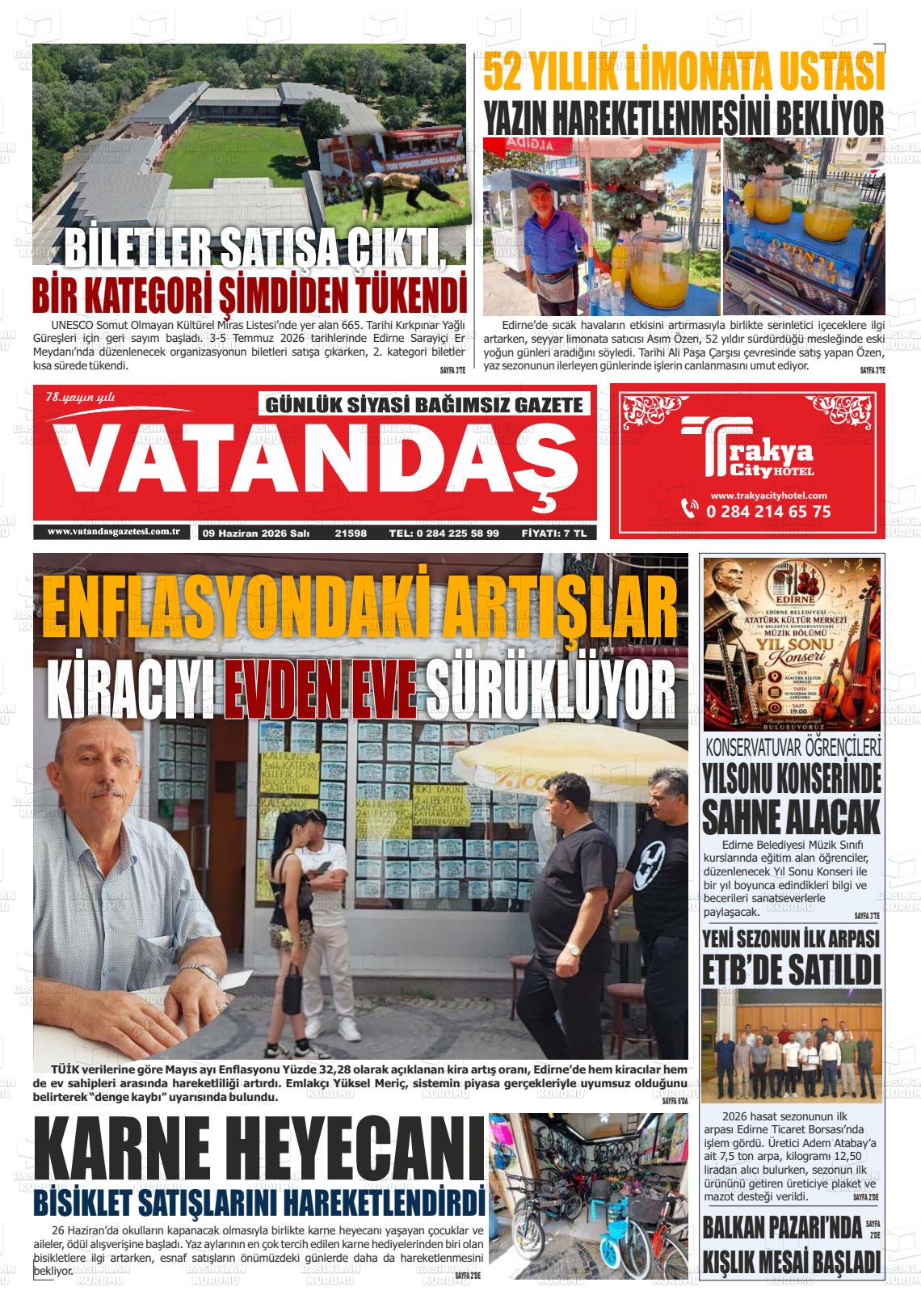 Edirne Vatandas 09.06.2026