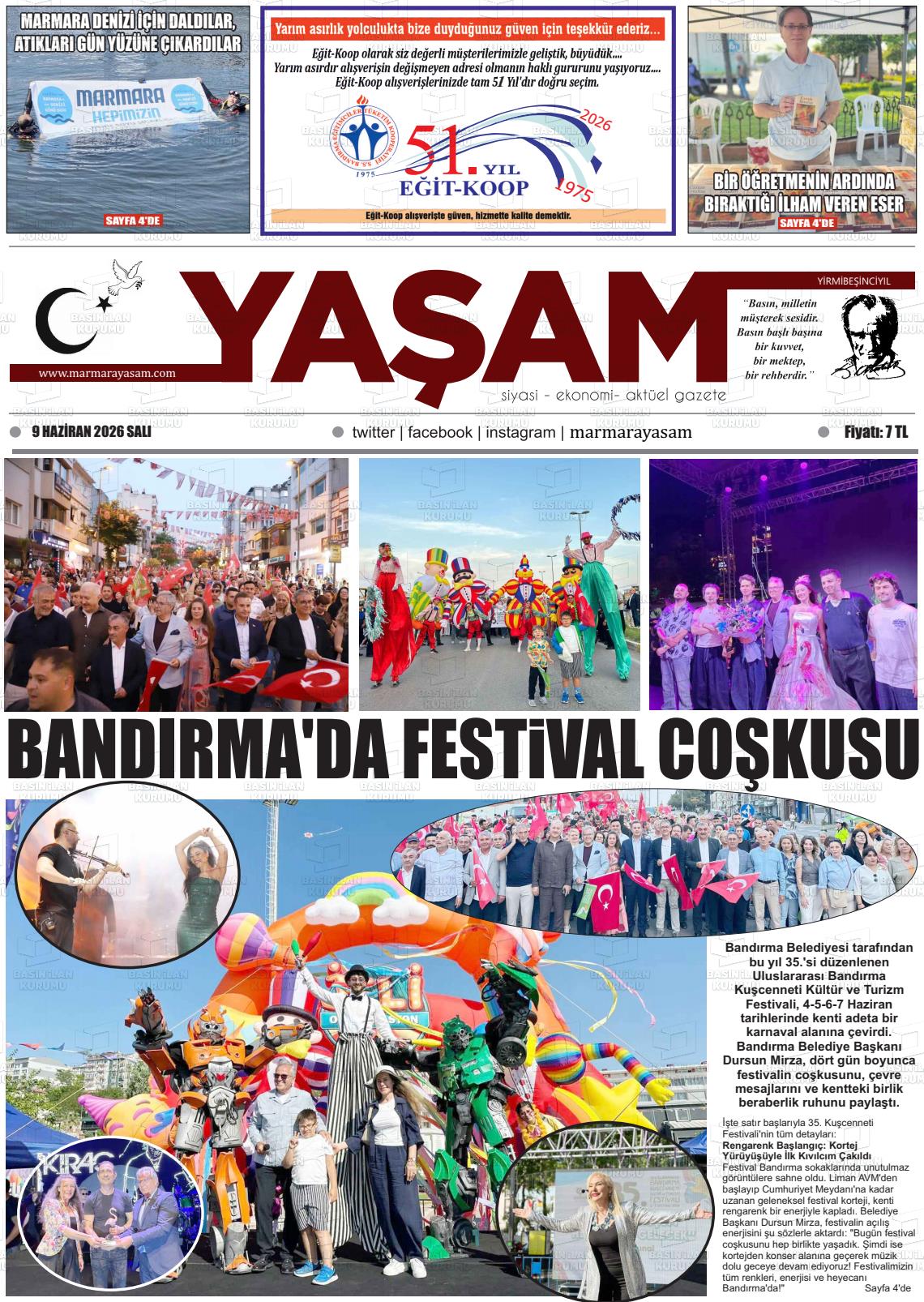 Canakkale Yasam 09.06.2026