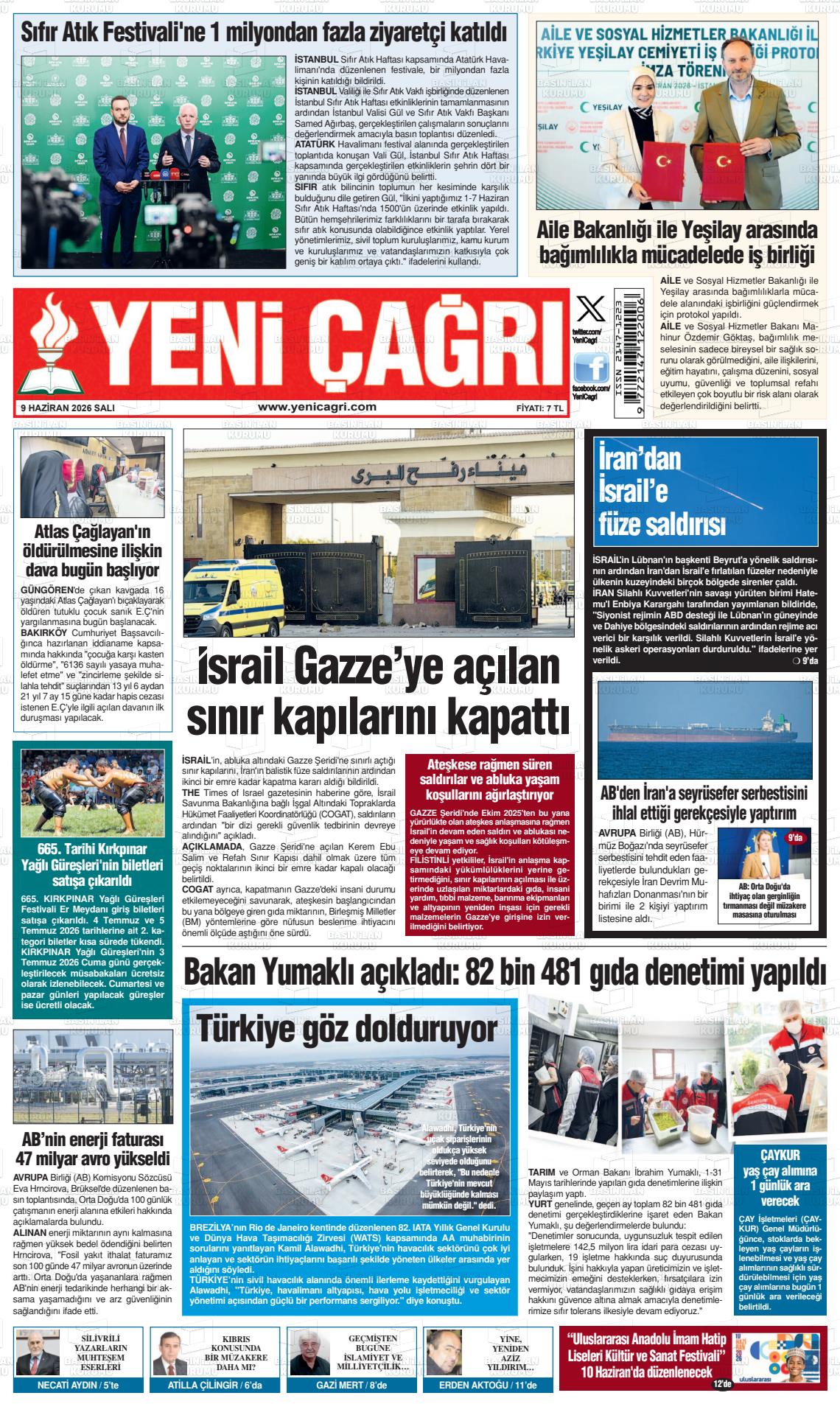 Istanbul Yenicagri 09.06.2026