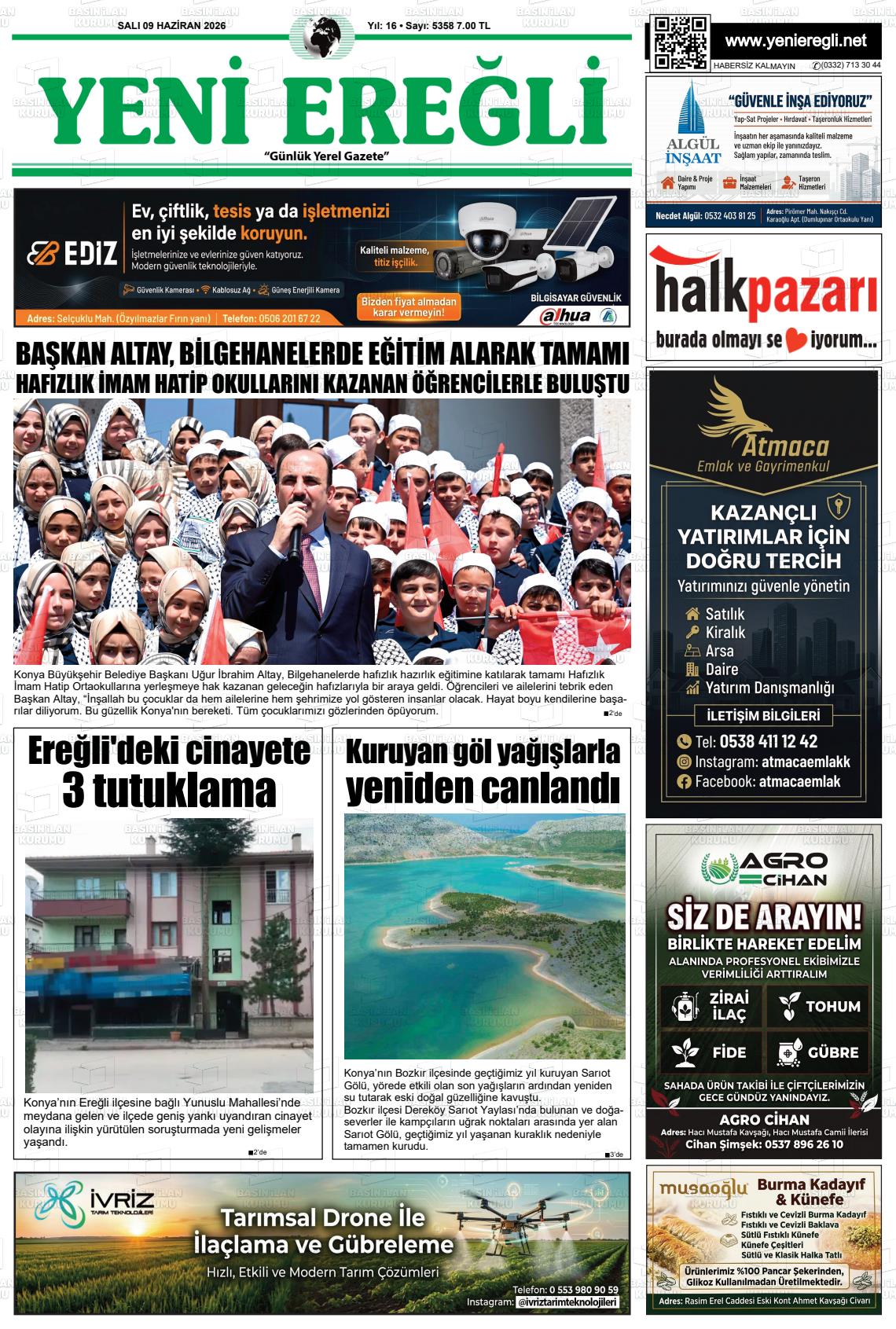 Konya Yenieregli 09.06.2026
