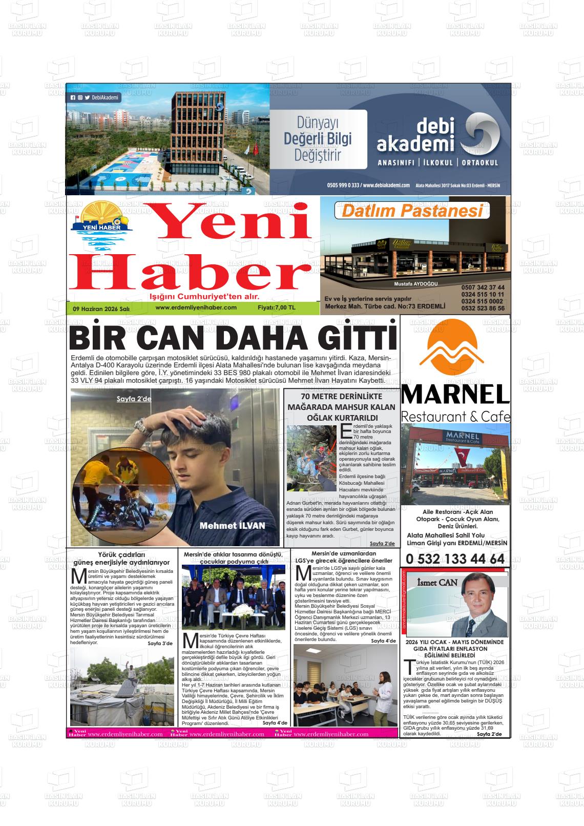 Konya Yenihaber 09.06.2026