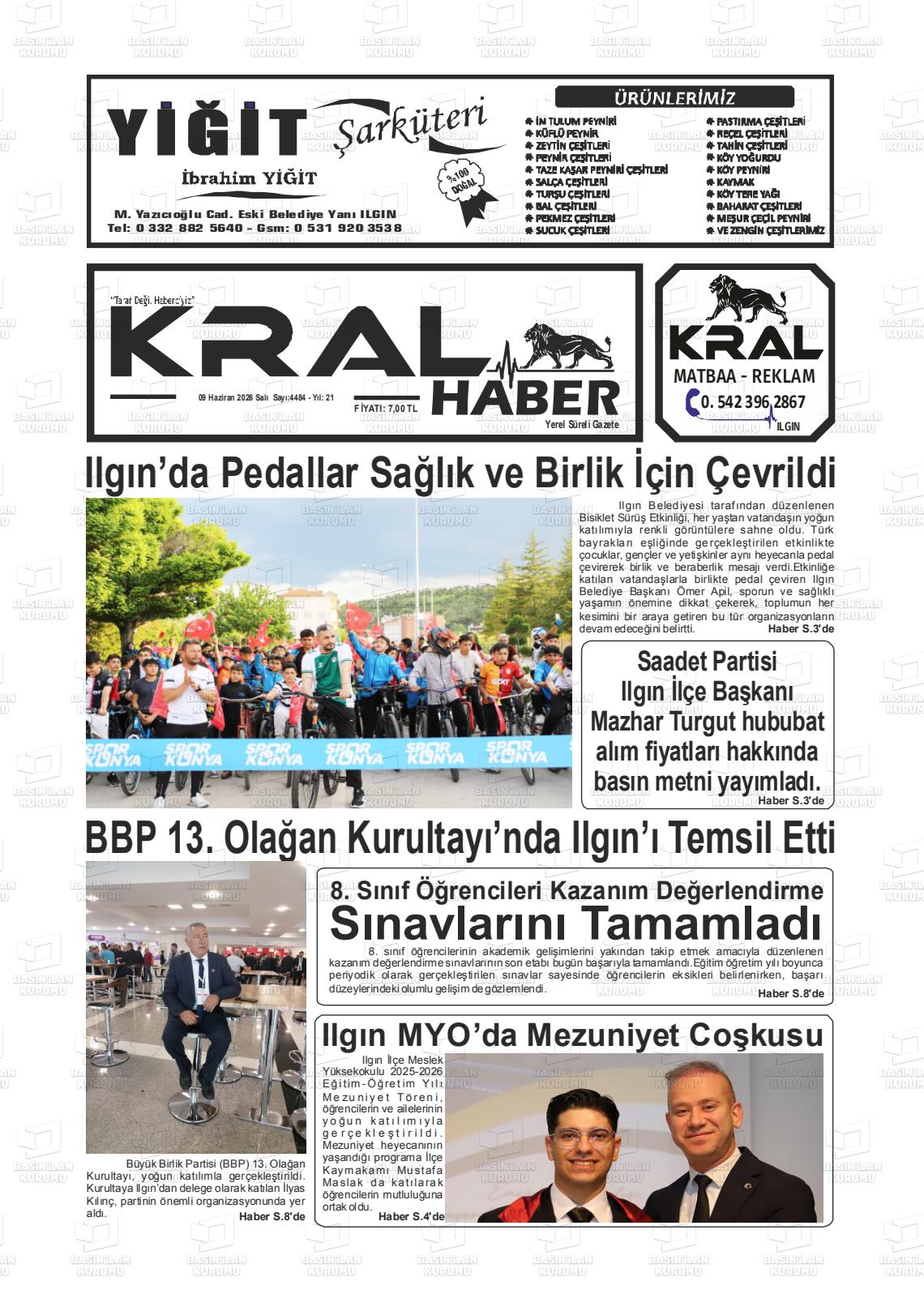 Konya Yeniilginpostasi 09.06.2026