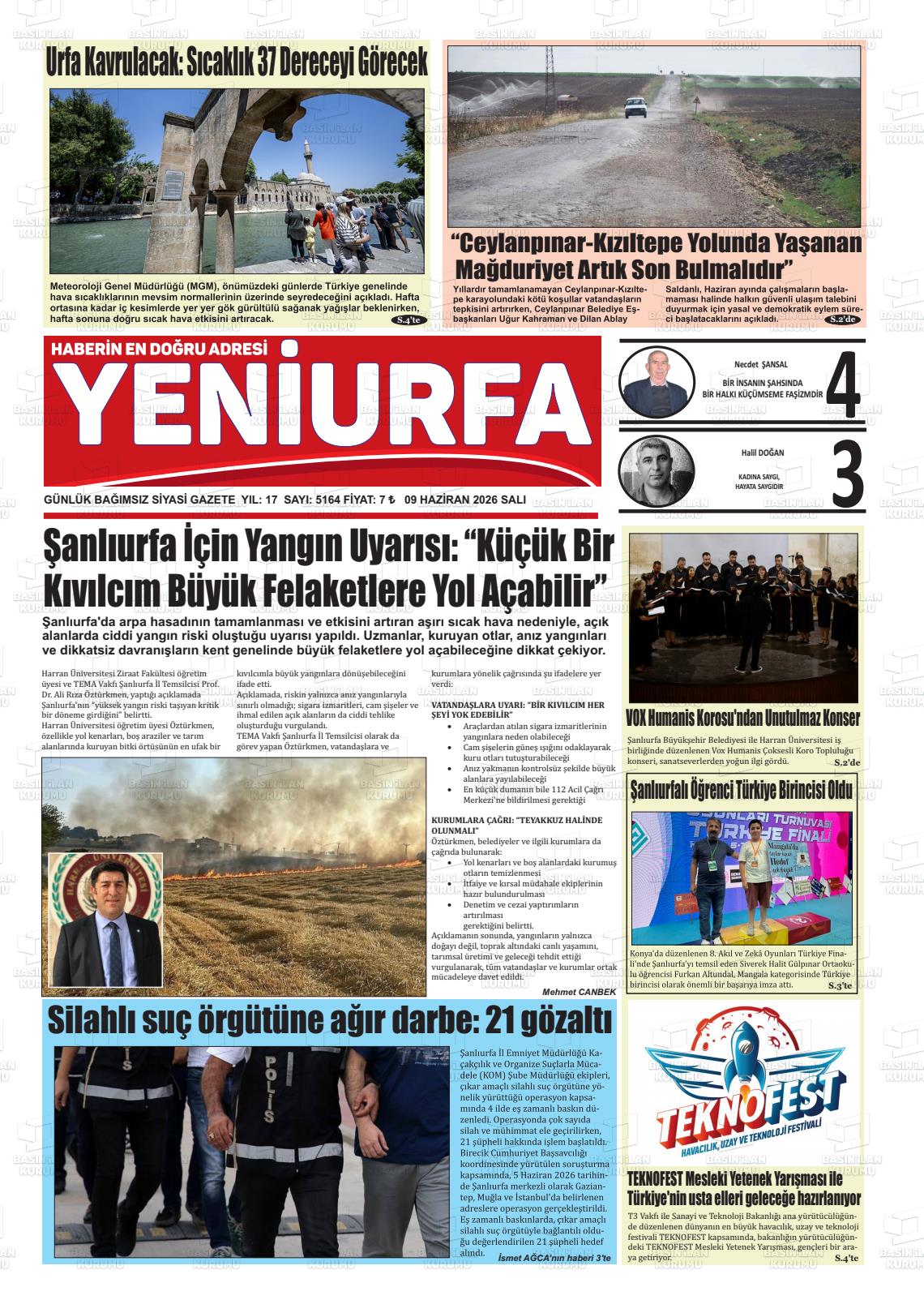 Sanliurfa Yeniurfa 09.06.2026