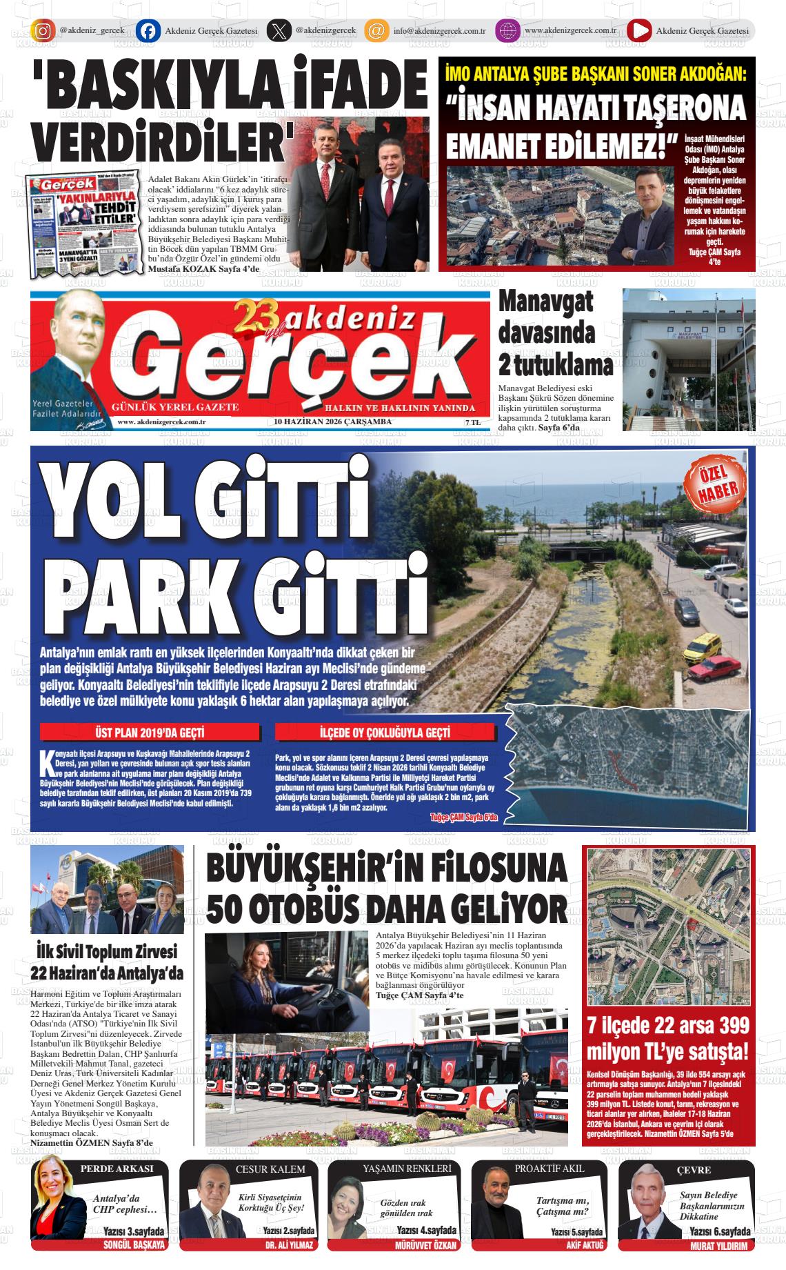 Antalya Akdenizgercek 10.06.2026