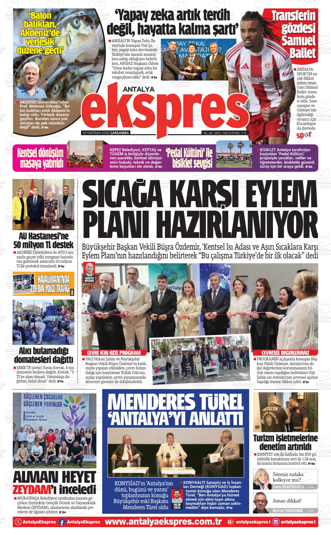 Antalya Ekspres 10.06.2026