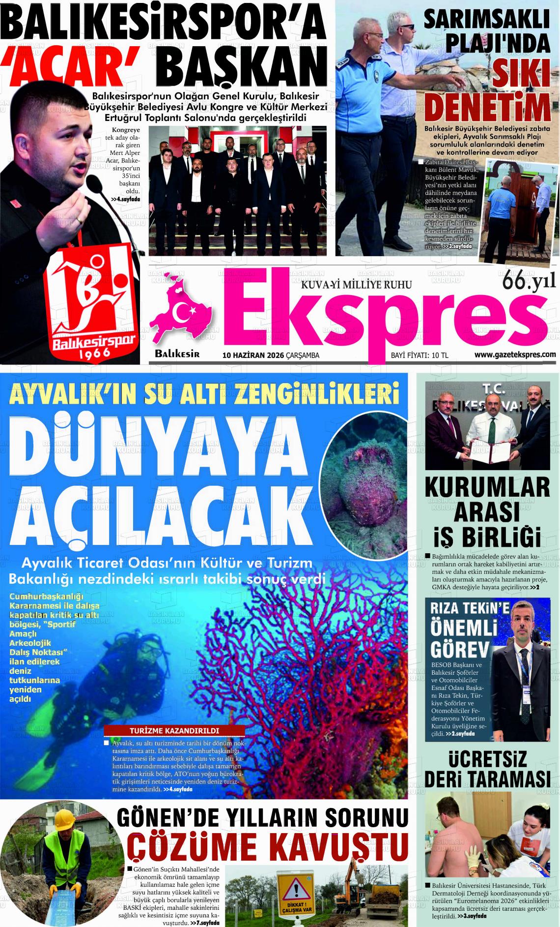 Balikesir Ekspres 10.06.2026