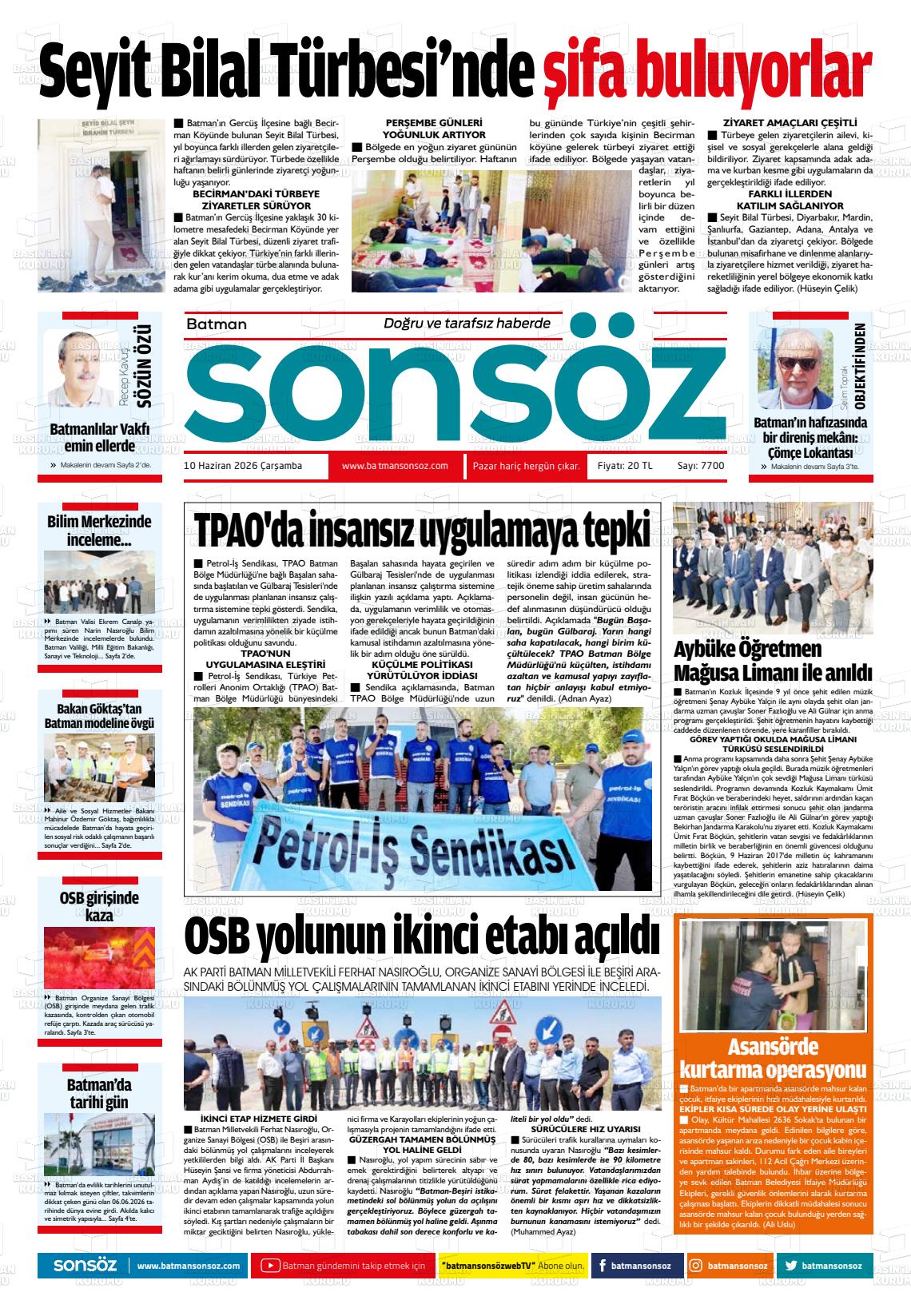 Batman Sonsoz 10.06.2026