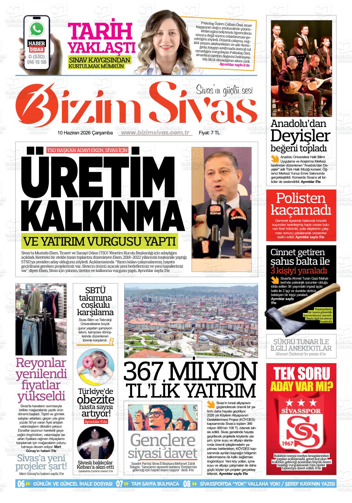 Sivas Bizim 10.06.2026